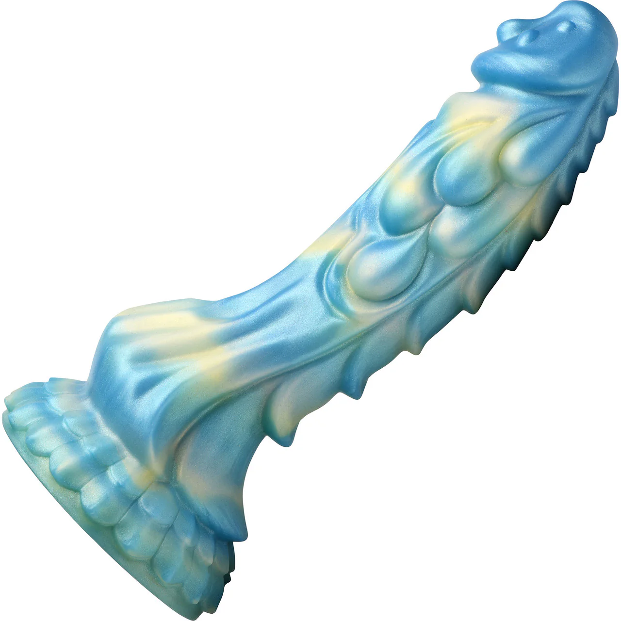 Sea Stallion 8.25" Rechargeable Vibrating Silicone Suction Cup Dildo With Remote By Creature Cocks - Image 5