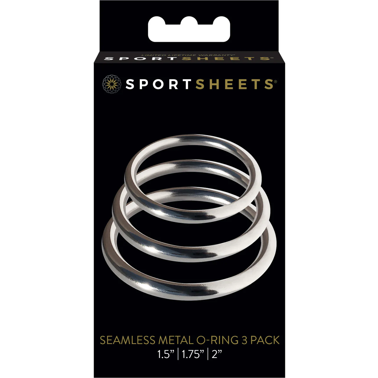Seamless Metal O-Ring 3 Pack By Sportsheets - Image 2