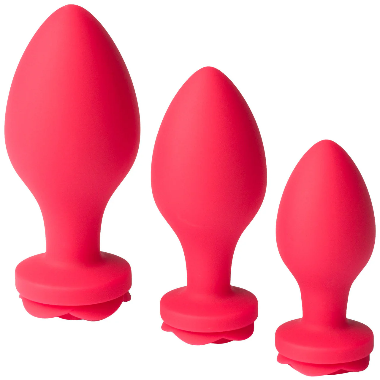Secret Kisses Rosegasm Silicone 3 Piece Butt Bouquet Anal Training Set - Image 2