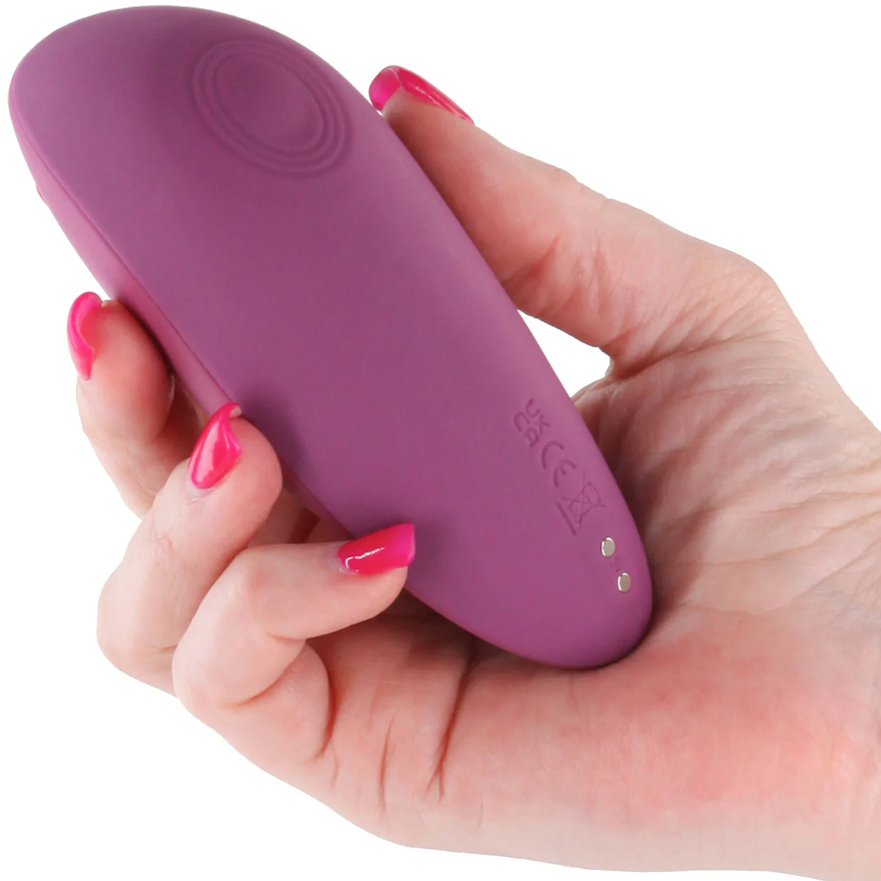 Secrets Juniper Rechargeable Waterproof Silicone Throbbing Vibrator By NS Novelties - Ruby - Image 2