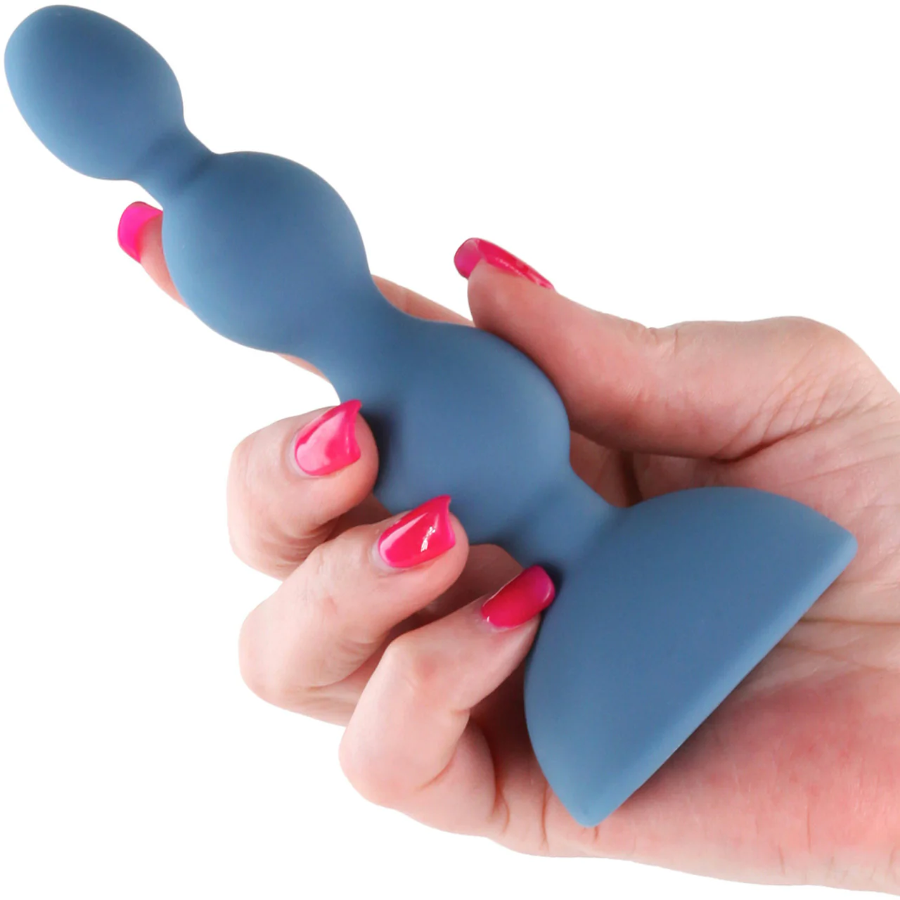 Secrets Kai Rechargeable Silicone Vibrating Anal Beads By NS Novelties - Dark Teal - Image 2
