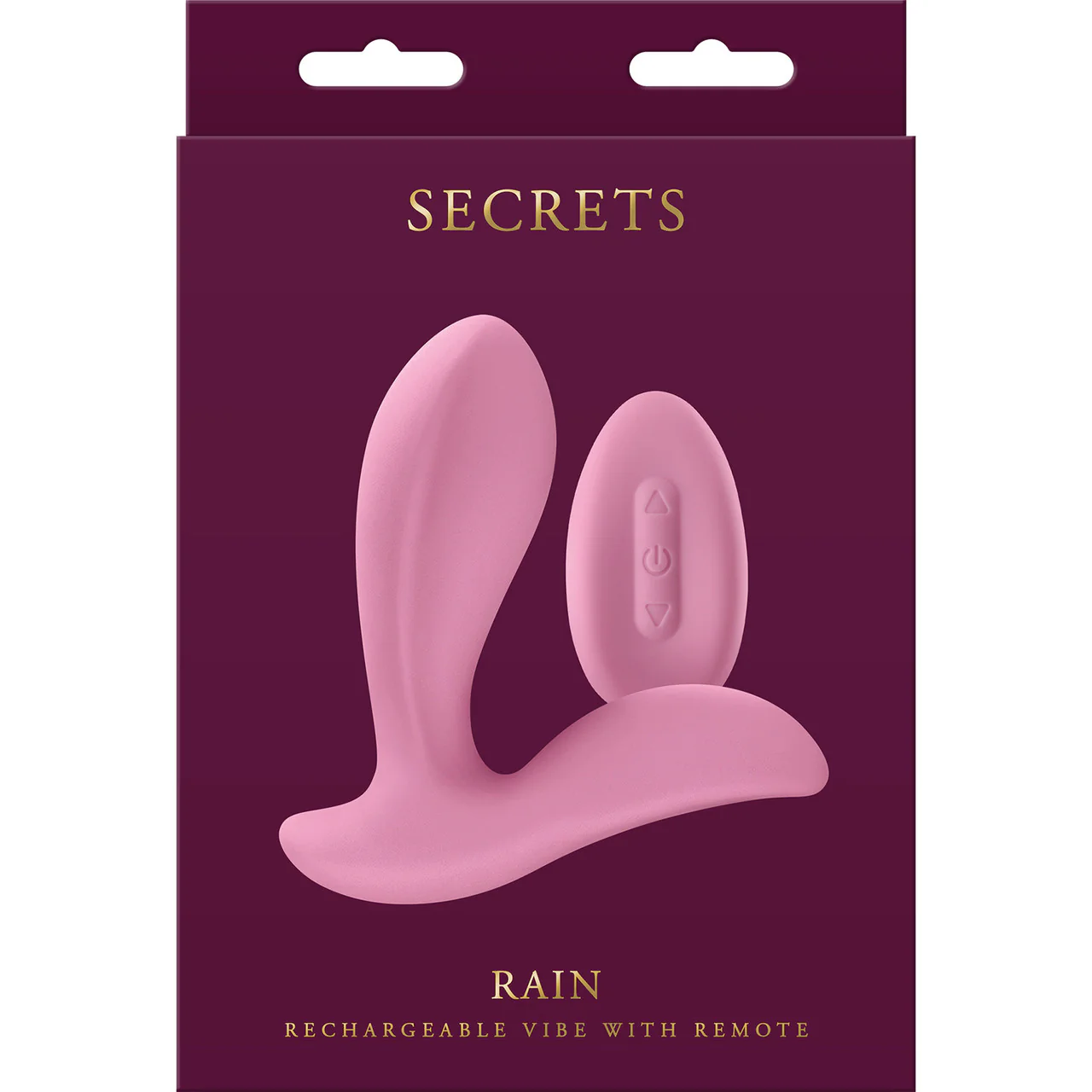Secrets Rain Rechargeable Waterproof Silicone Prostate Massager With Remote By NS Novelties - Coral - Image 3