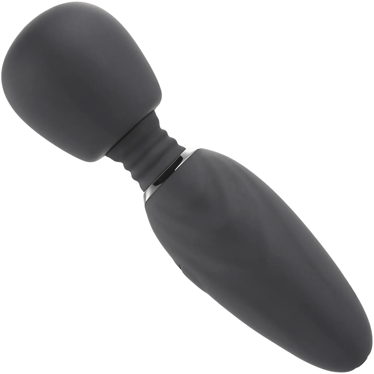 Selopa Buzz One Out Rechargeable Waterproof Silicone Mini Wand Vibrator - Black - Image 4