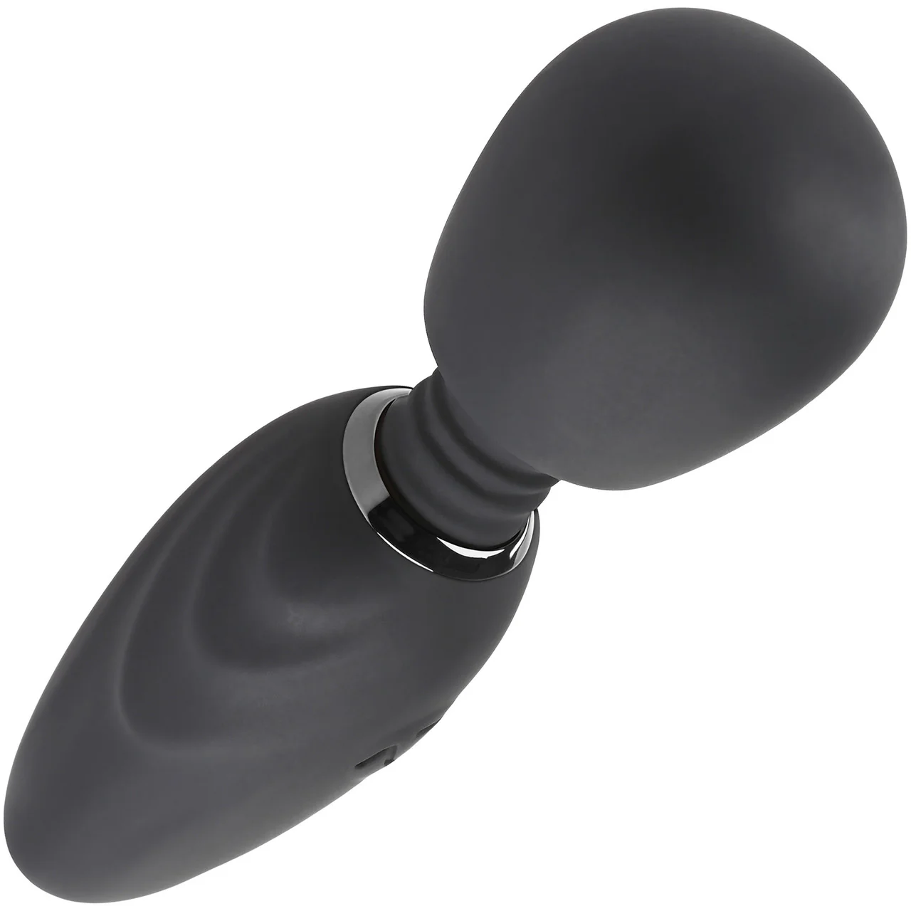 Selopa Buzz One Out Rechargeable Waterproof Silicone Mini Wand Vibrator - Black - Image 5