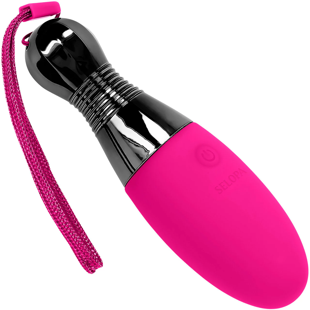 Selopa Companion Silicone Rechargeable Vibrating Egg - Pink - Image 4
