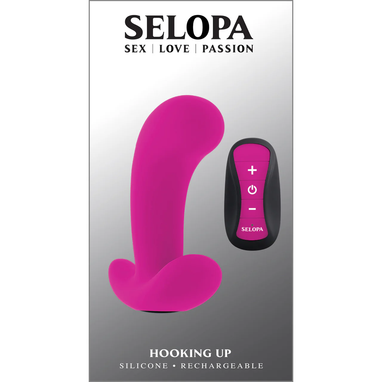 Selopa Hooking Up Rechargeable Silicone Waterproof Vibrating Prostate Massager With Remote - Pink - Image 10