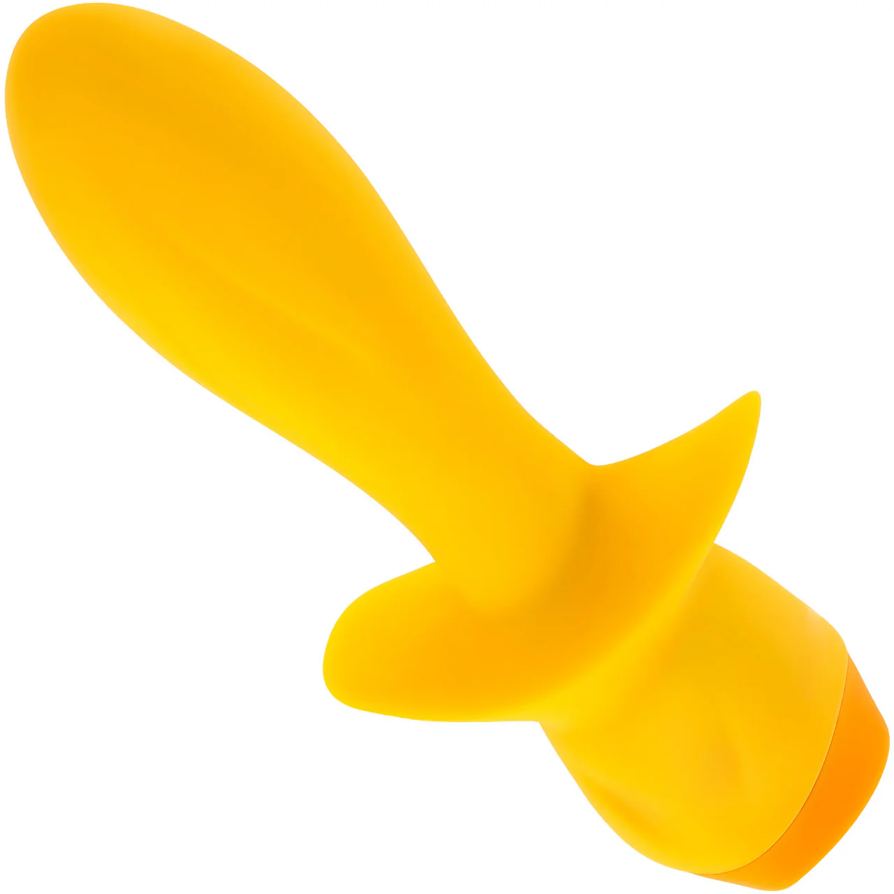 Selopa Mellow Yellow Silicone Rechargeable Waterproof Vibrating Butt Plug - Image 2