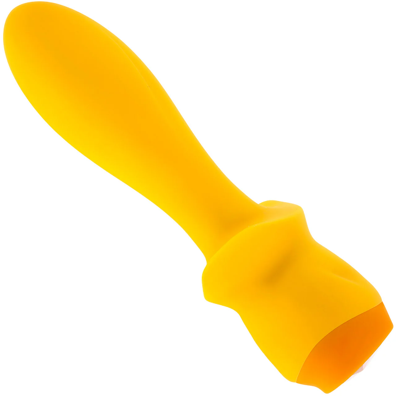Selopa Mellow Yellow Silicone Rechargeable Waterproof Vibrating Butt Plug - Image 4