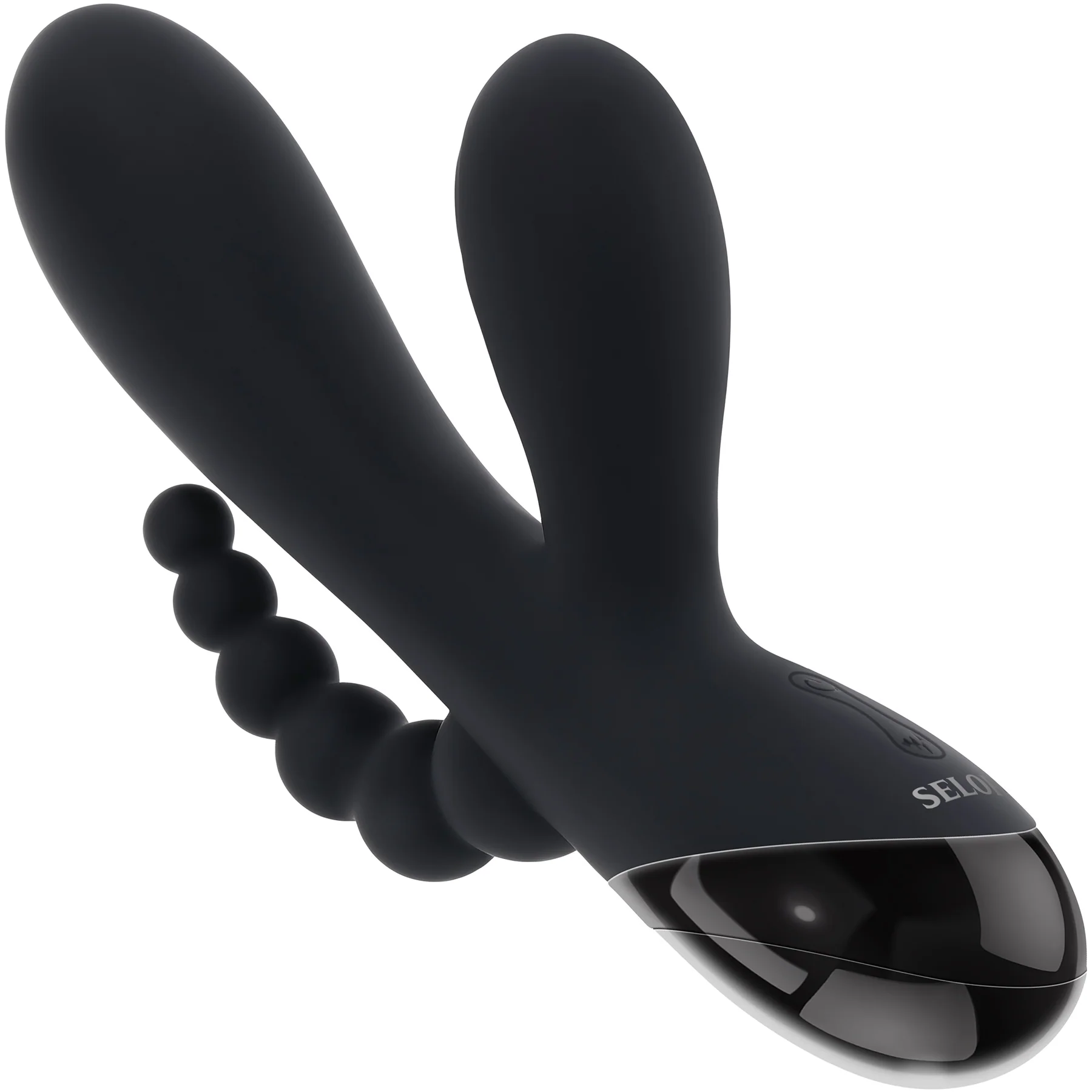Selopa Triple Aces Rechargeable Silicone Triple Rabbit Vibrator - Image 11