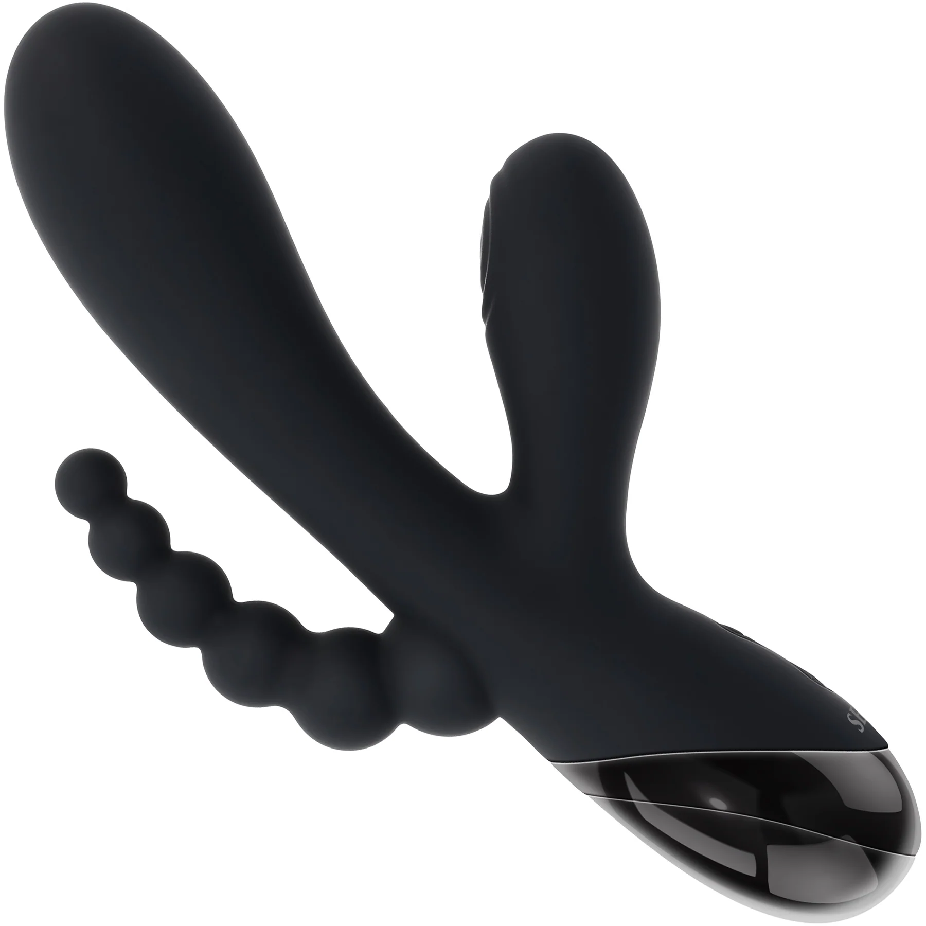 Selopa Triple Aces Rechargeable Silicone Triple Rabbit Vibrator - Image 3