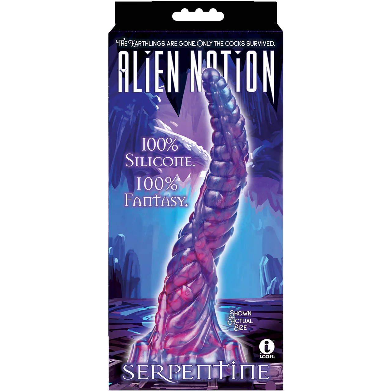 Serpentine 11.75" Silicone Suction Cup Dildo By Alien Nation - Image 2