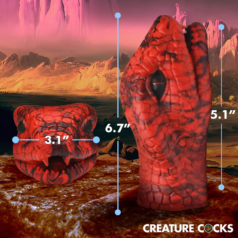 Serpentine Stroker Silicone Masturbator By Creature Cocks - Image 11