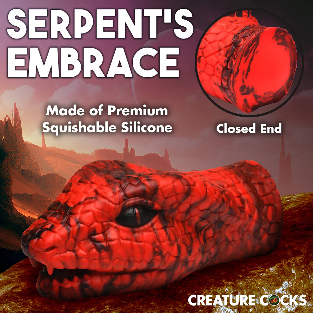 Serpentine Stroker Silicone Masturbator By Creature Cocks - Image 16