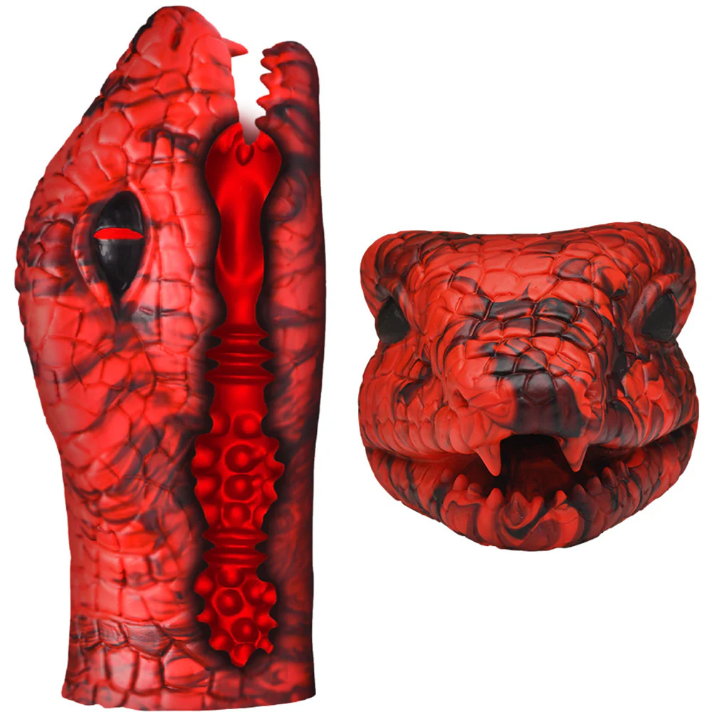 Serpentine Stroker Silicone Masturbator By Creature Cocks - Image 17