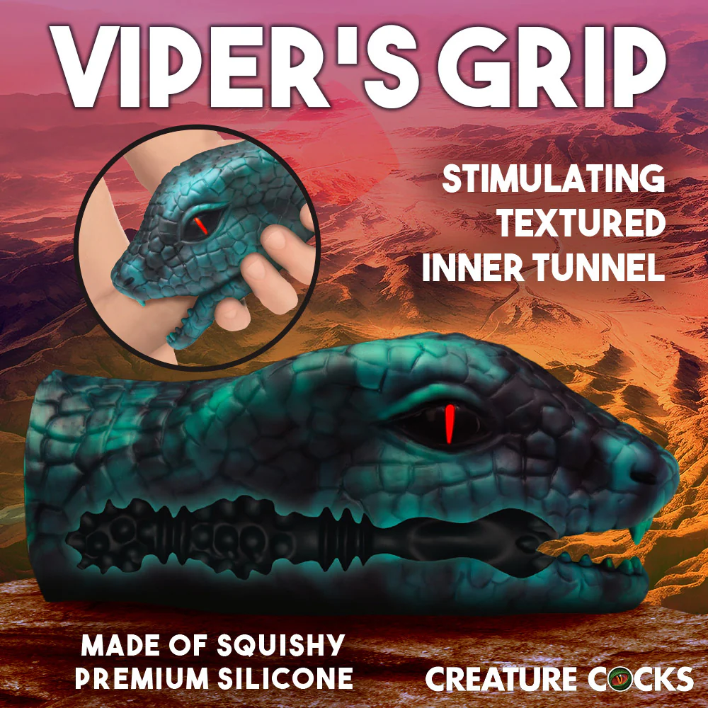 Serpentine Stroker Silicone Masturbator By Creature Cocks - Image 2