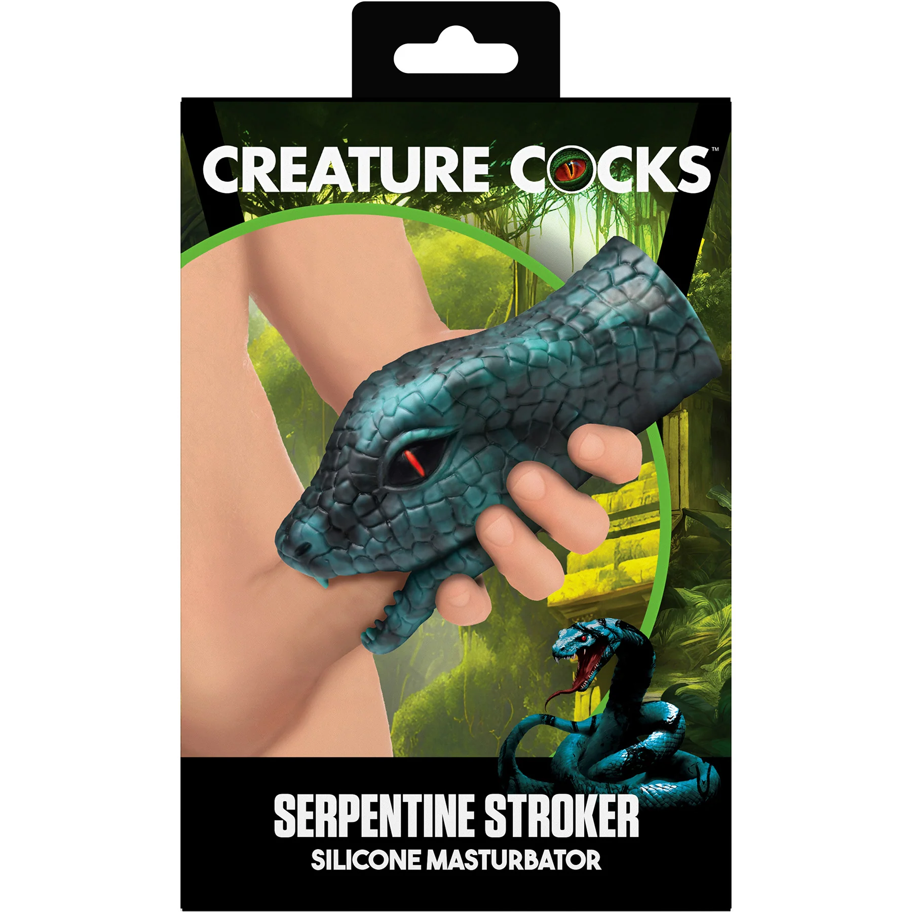 Serpentine Stroker Silicone Masturbator By Creature Cocks - Image 24