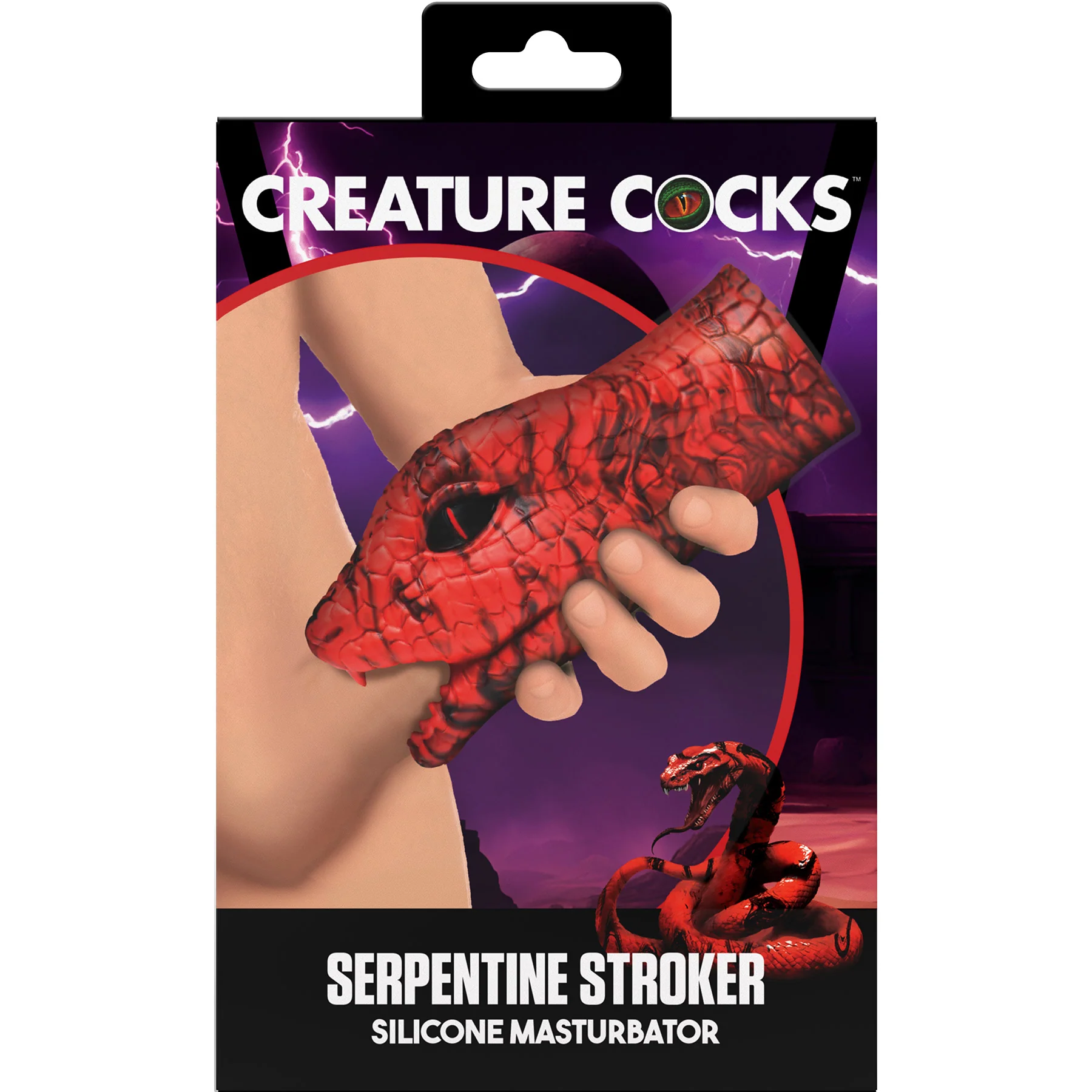 Serpentine Stroker Silicone Masturbator By Creature Cocks - Image 25