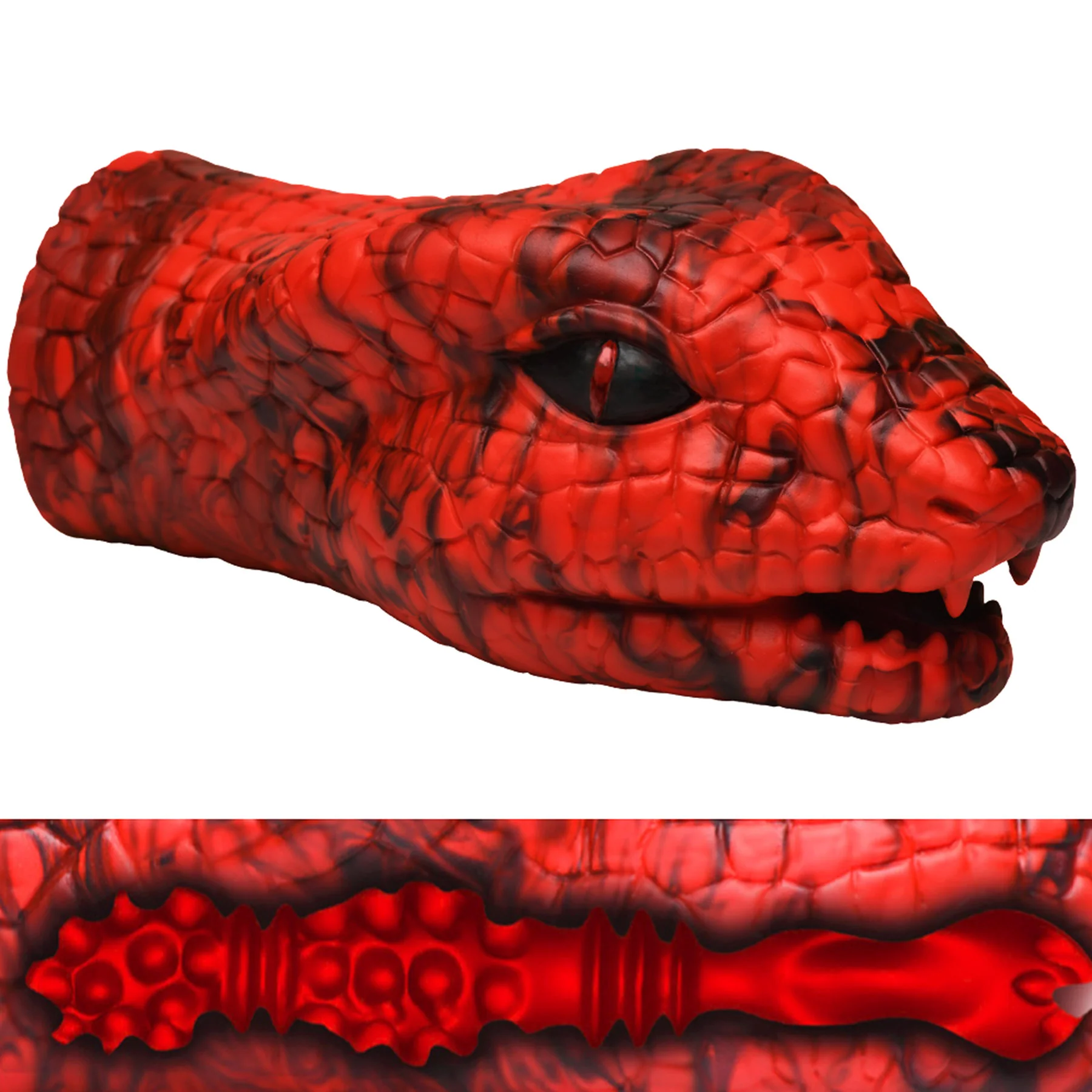 Serpentine Stroker Silicone Masturbator By Creature Cocks - Image 6