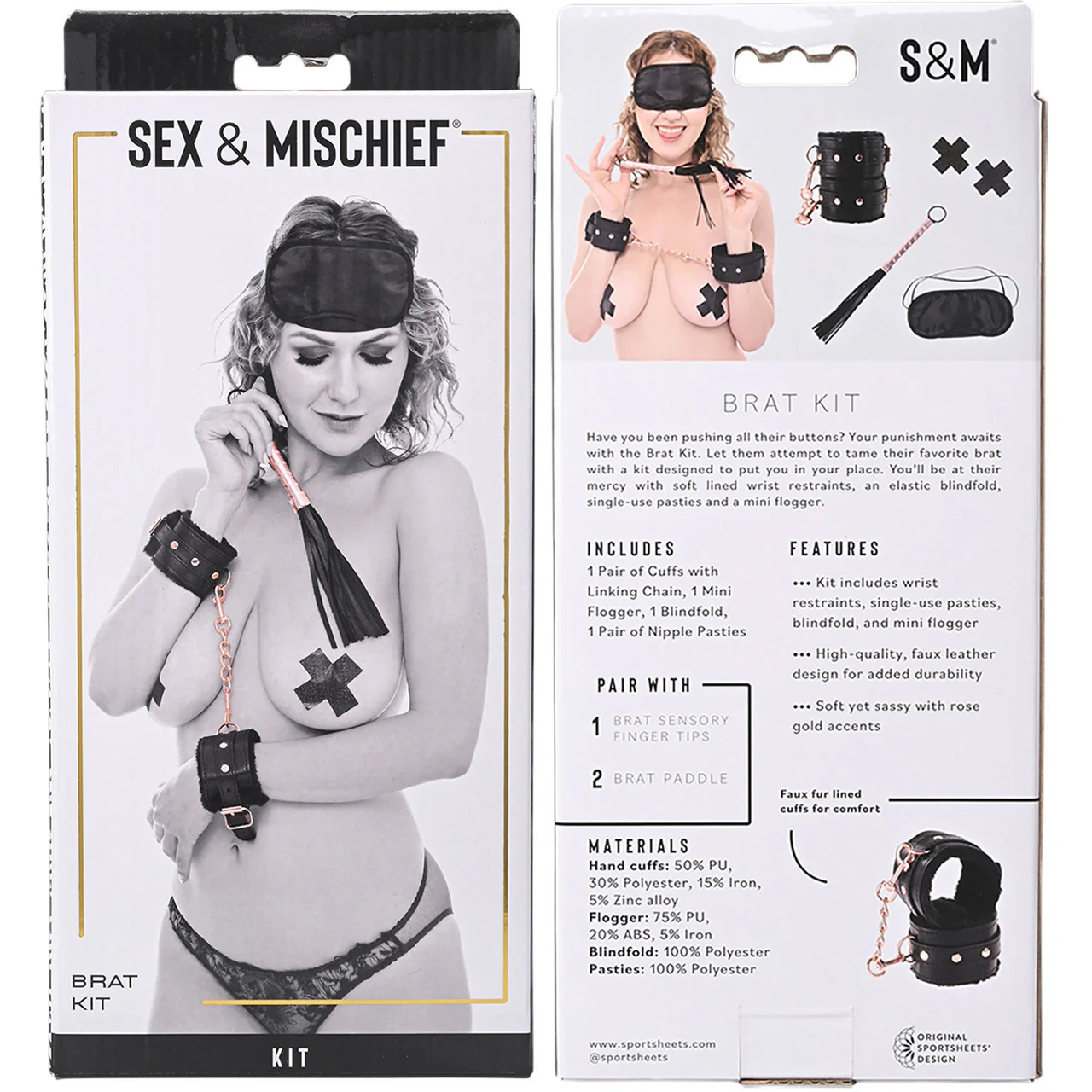 Sex & Mischief Brat BDSM 6 Piece Kit By Sportsheets - Image 9
