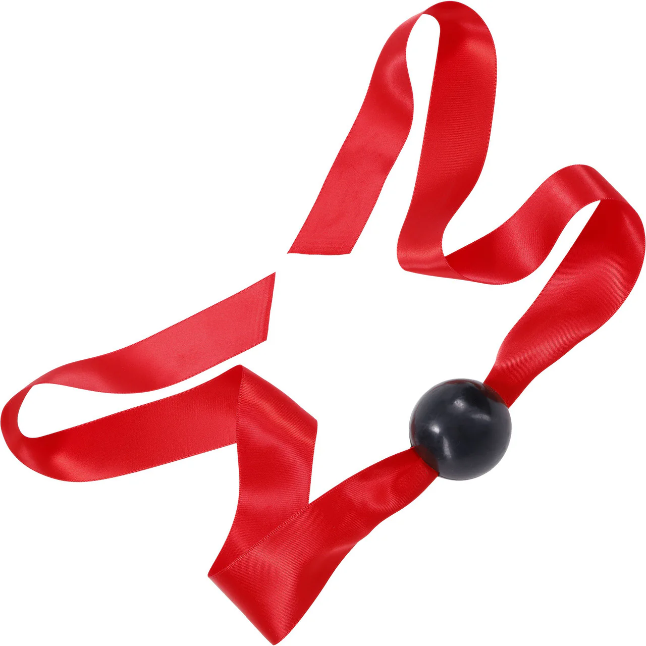 Sex & Mischief Amor Satin Ball Gag By Sportsheets - Image 2