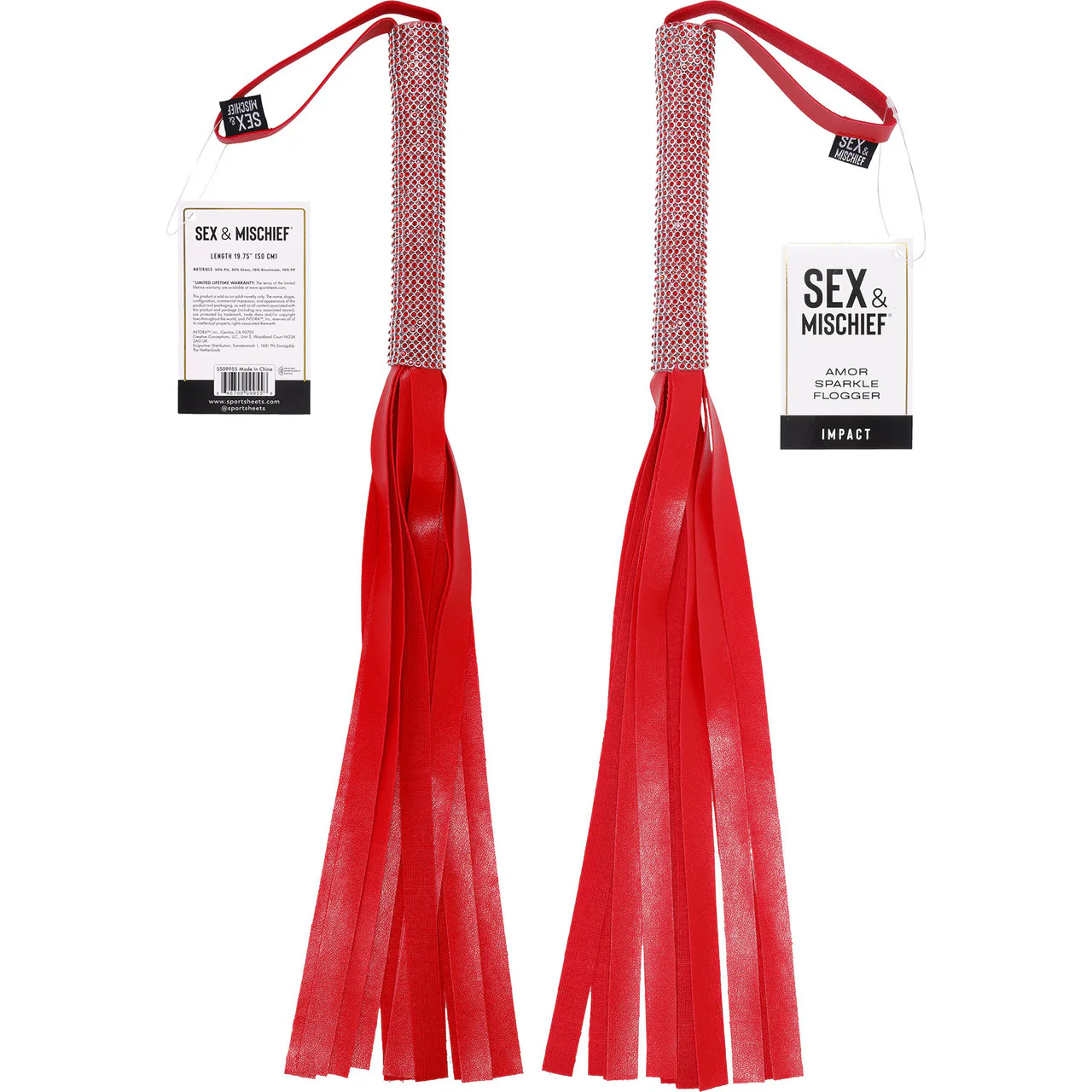 Sex & Mischief Amor Sparkle Flogger By Sportsheets - Image 10