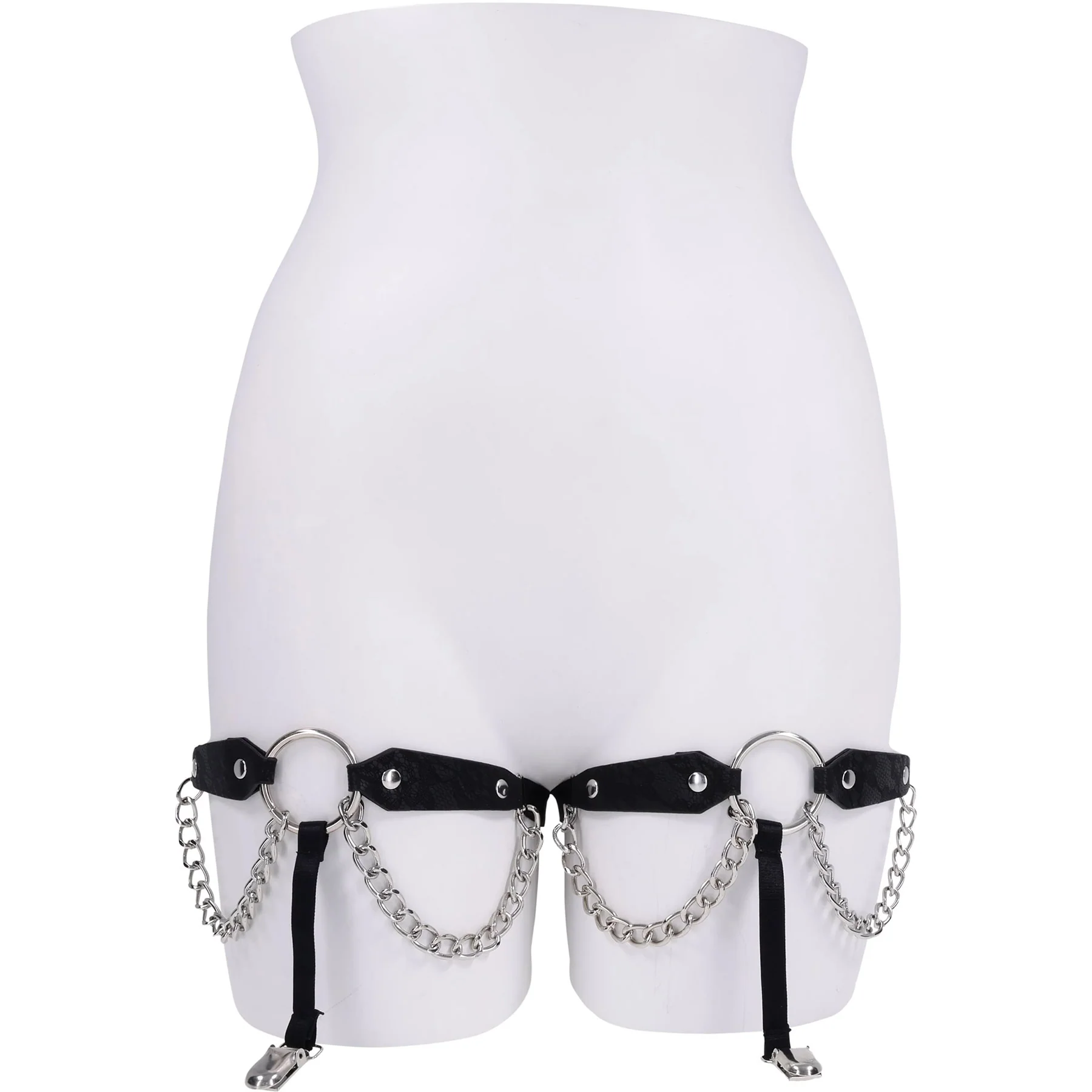 Sex & Mischief Chain Lace Garters By Sportsheets - Image 2