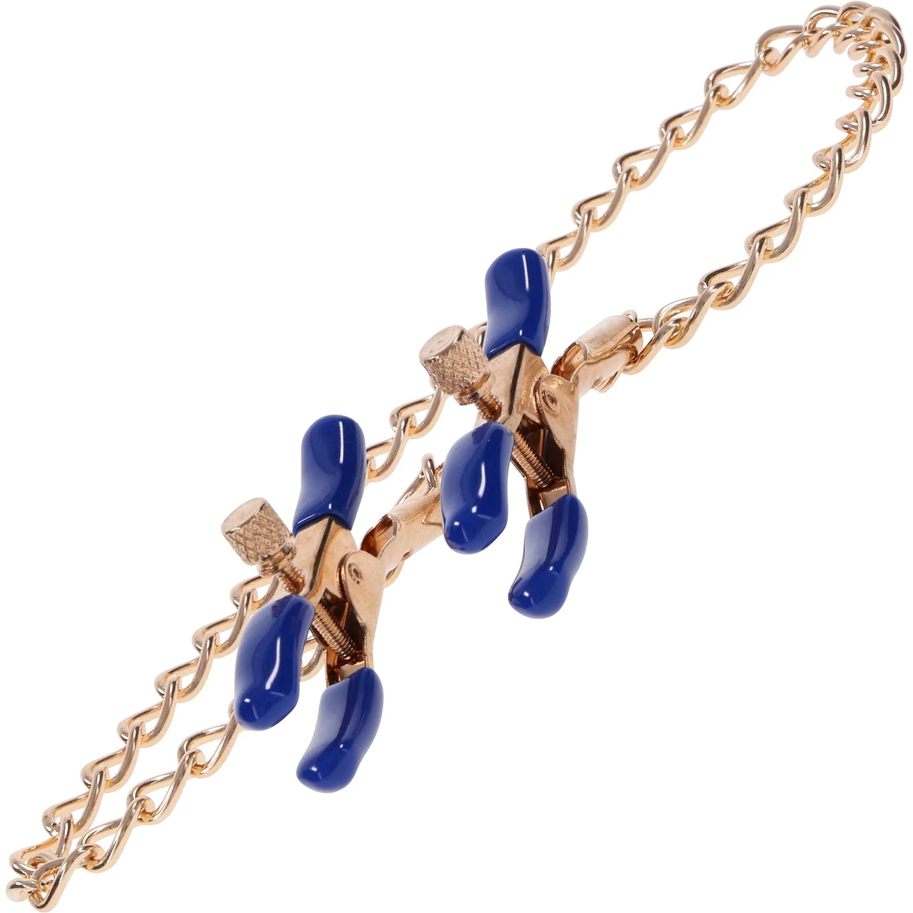 Sex & Mischief Cougar Chained Nipple Clamps By Sportsheets - Image 6