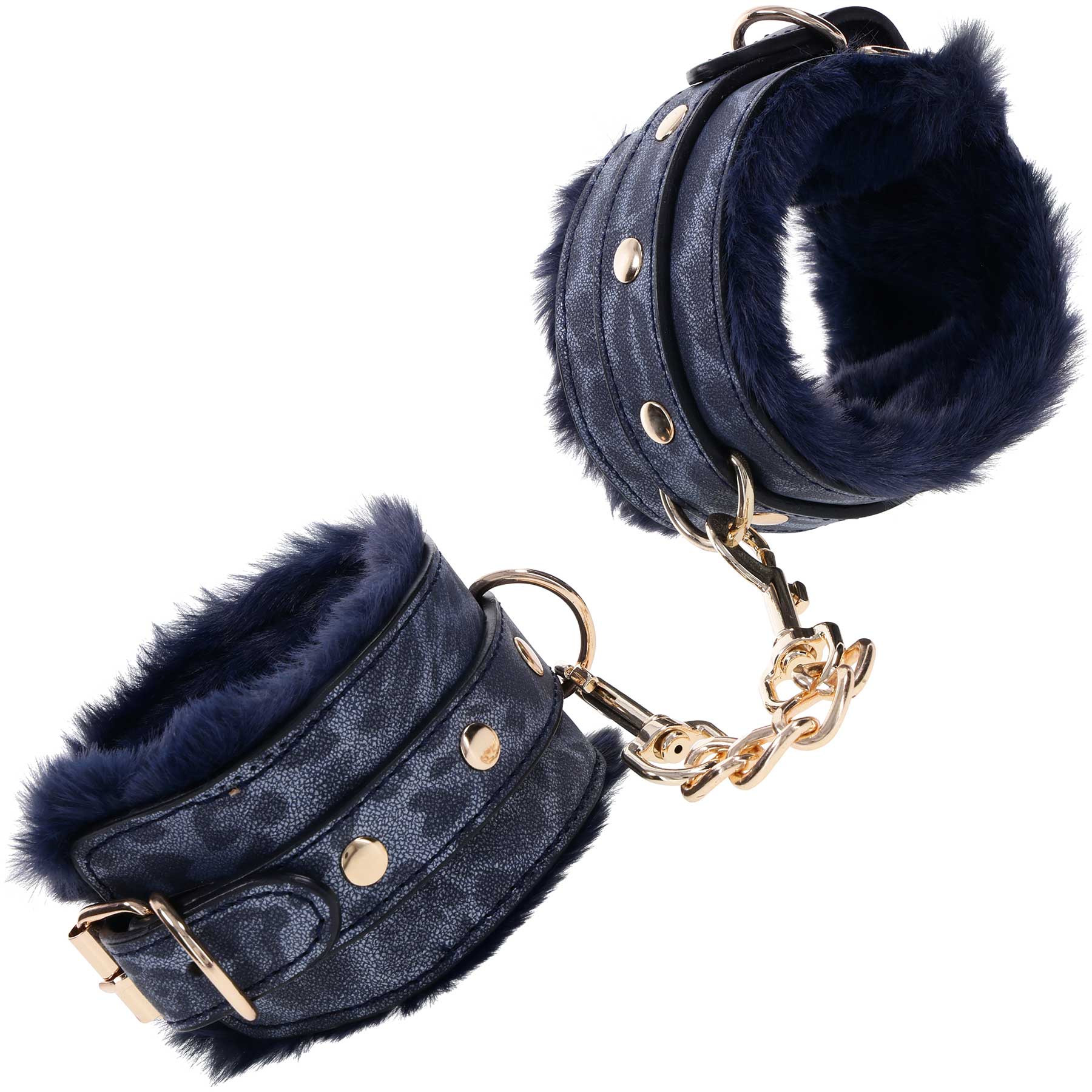 Sex & Mischief Cougar Fur Lined Handcuffs By Sportsheets - Image 3