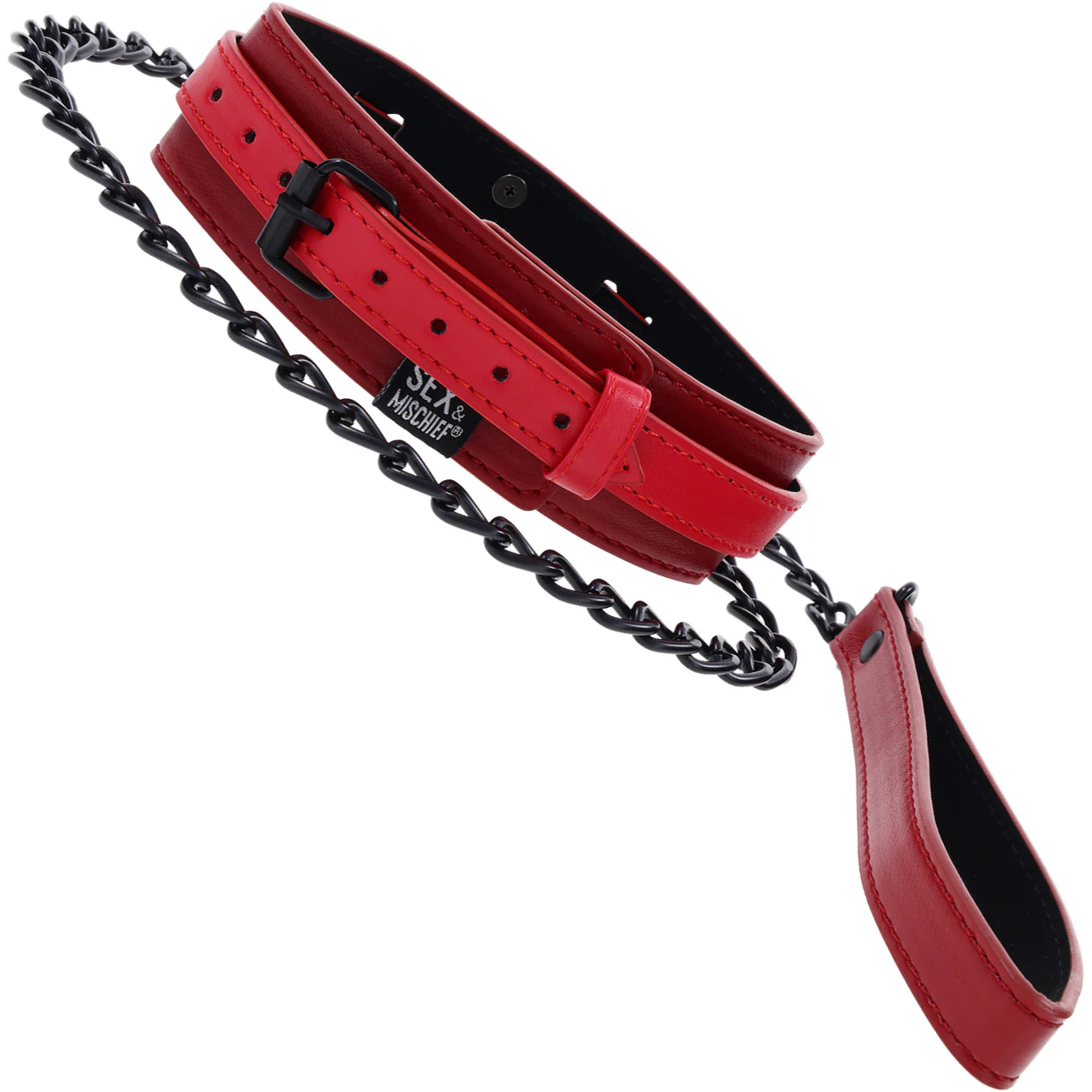Sex & Mischief Ex's & Oh's Collar And Leash By Sportsheets - Image 10