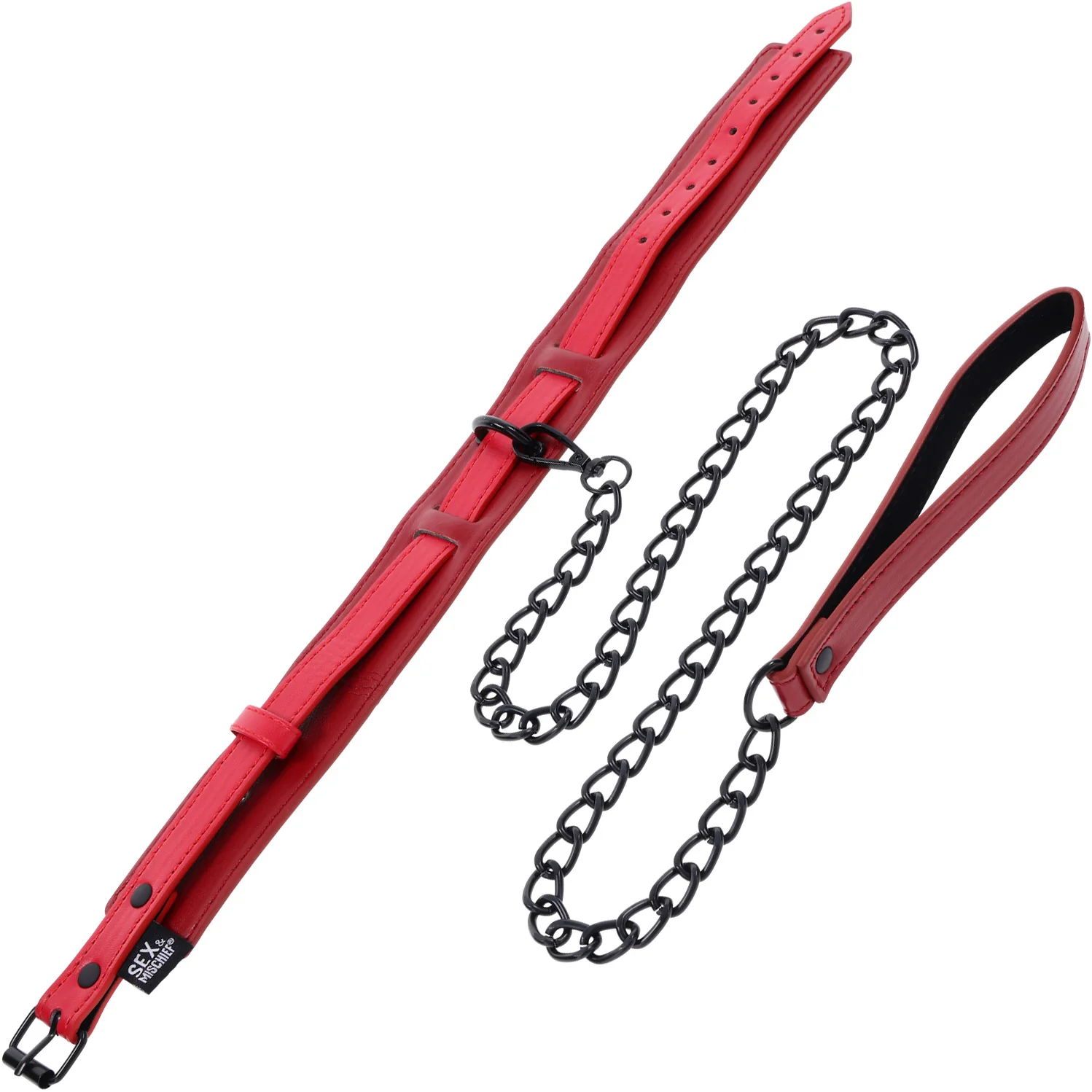 Sex & Mischief Ex's & Oh's Collar And Leash By Sportsheets - Image 11