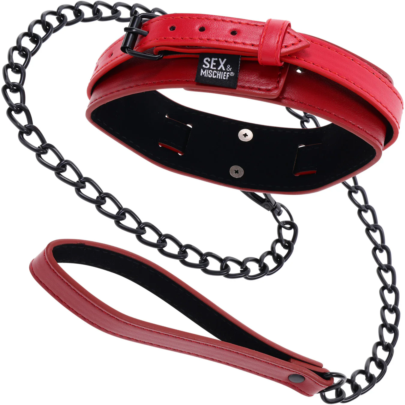 Sex & Mischief Ex's & Oh's Collar And Leash By Sportsheets - Image 6