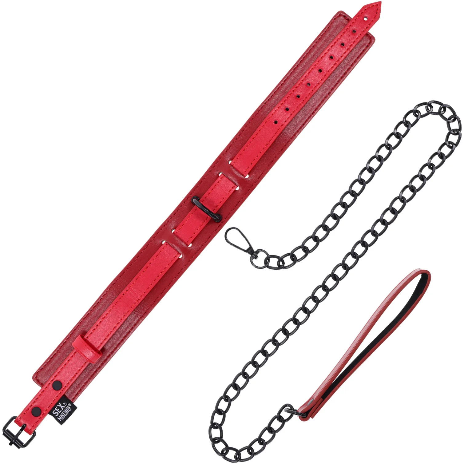 Sex & Mischief Ex's & Oh's Collar And Leash By Sportsheets - Image 9