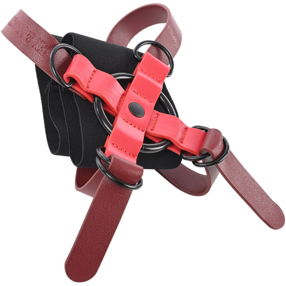 Sex & Mischief Ex's & Oh's Cross Cuffs By Sportsheets - Image 4