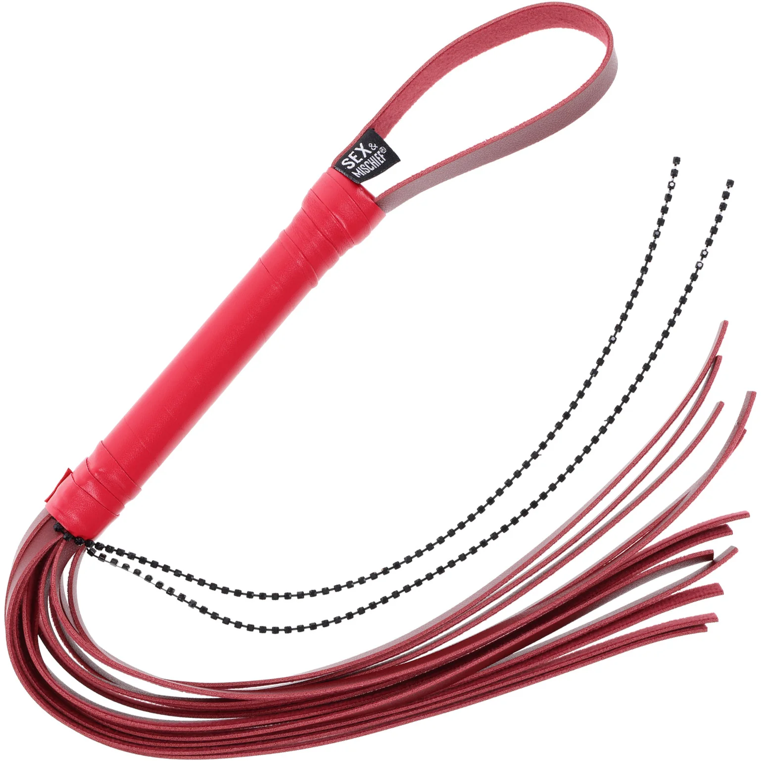 Sex & Mischief Ex's & Oh's Crystal Flogger By Sportsheets - Image 4