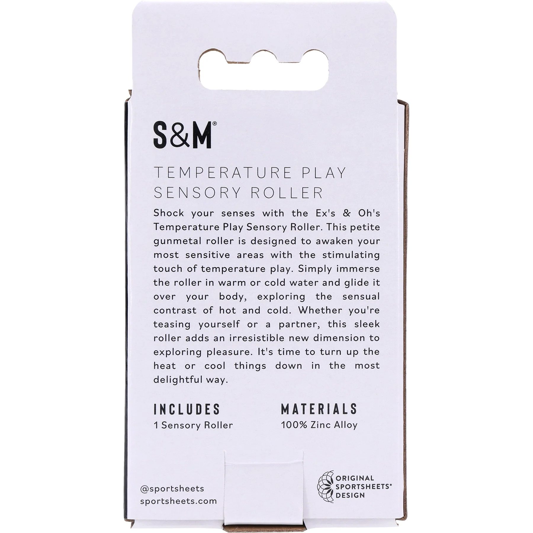 Sex & Mischief Ex's & Oh's Temperature Play Sensory Roller By Sportsheets - Image 11