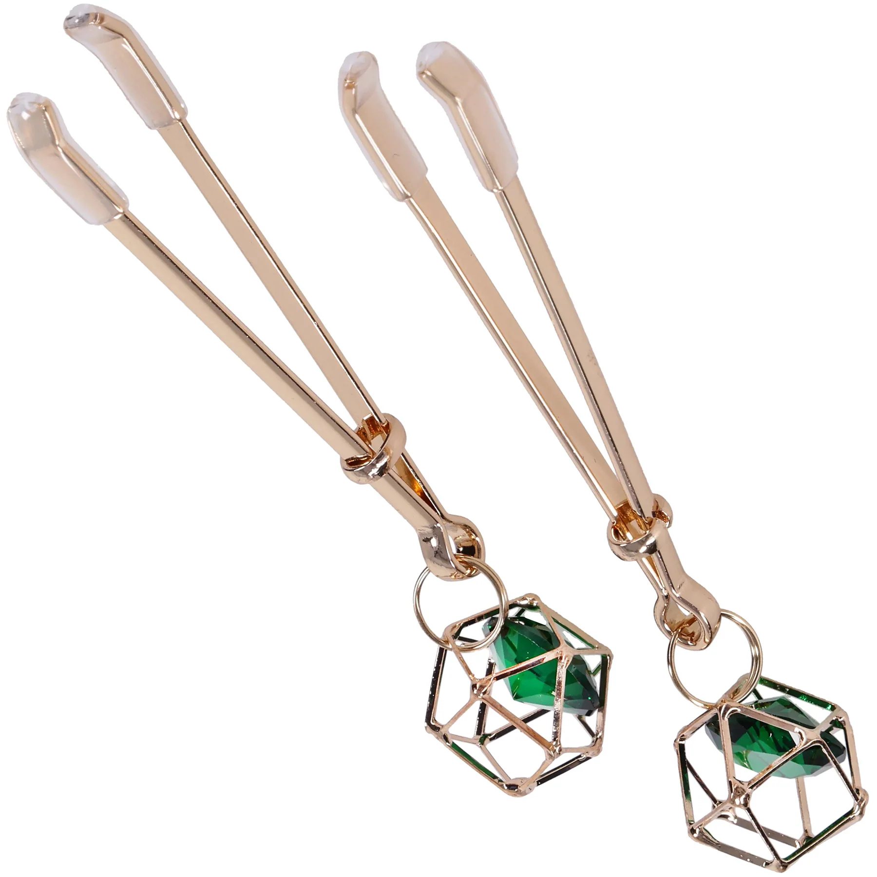 Sex & Mischief Indica Crystal Nipple Clips By Sportsheets - Image 7