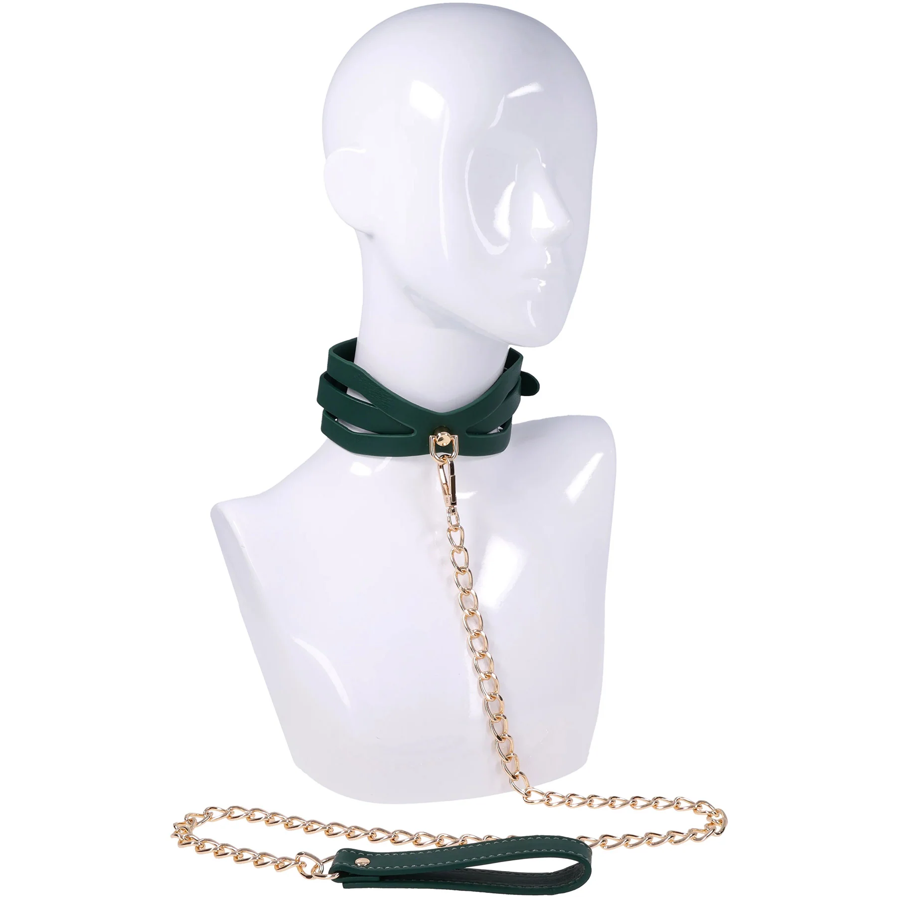 Sex & Mischief Indica Cutout Collar & Leash By Sportsheets - Image 4