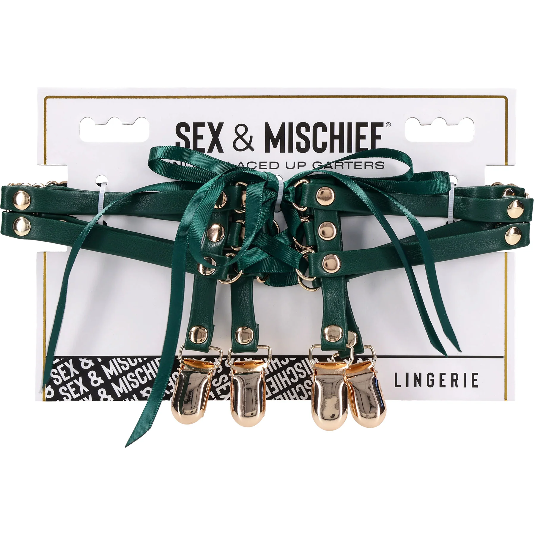 Sex & Mischief Indica Laced Up Garter By Sportsheets - Image 8