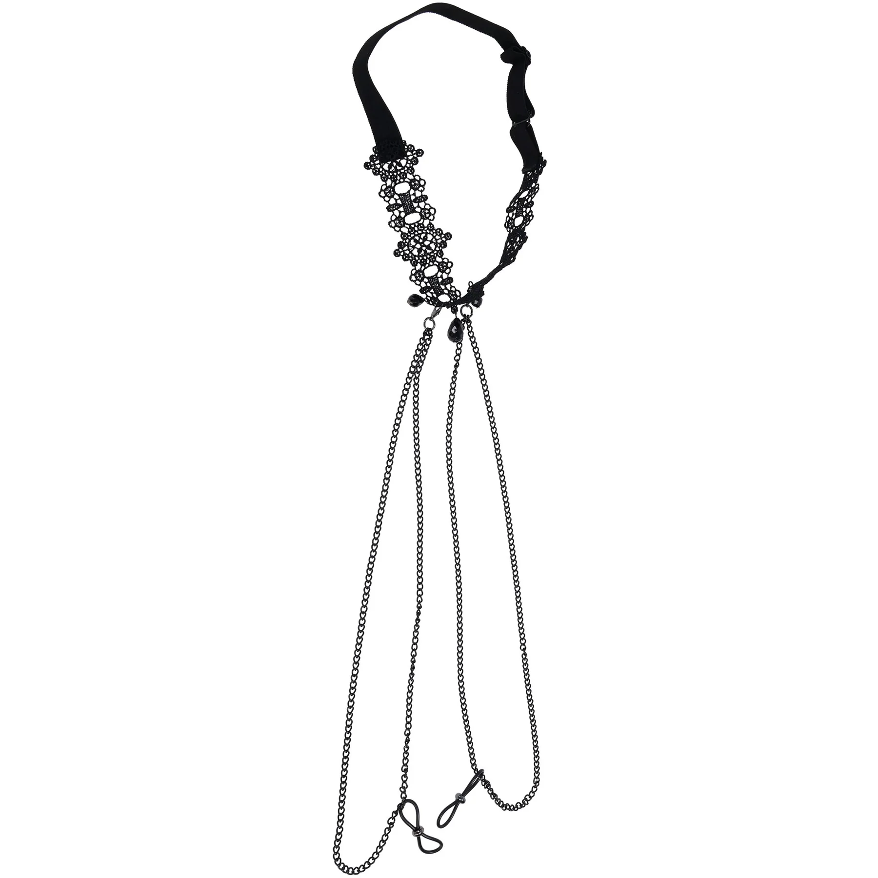 Sex & Mischief Lace Collar With Nipple Ties - Image 5