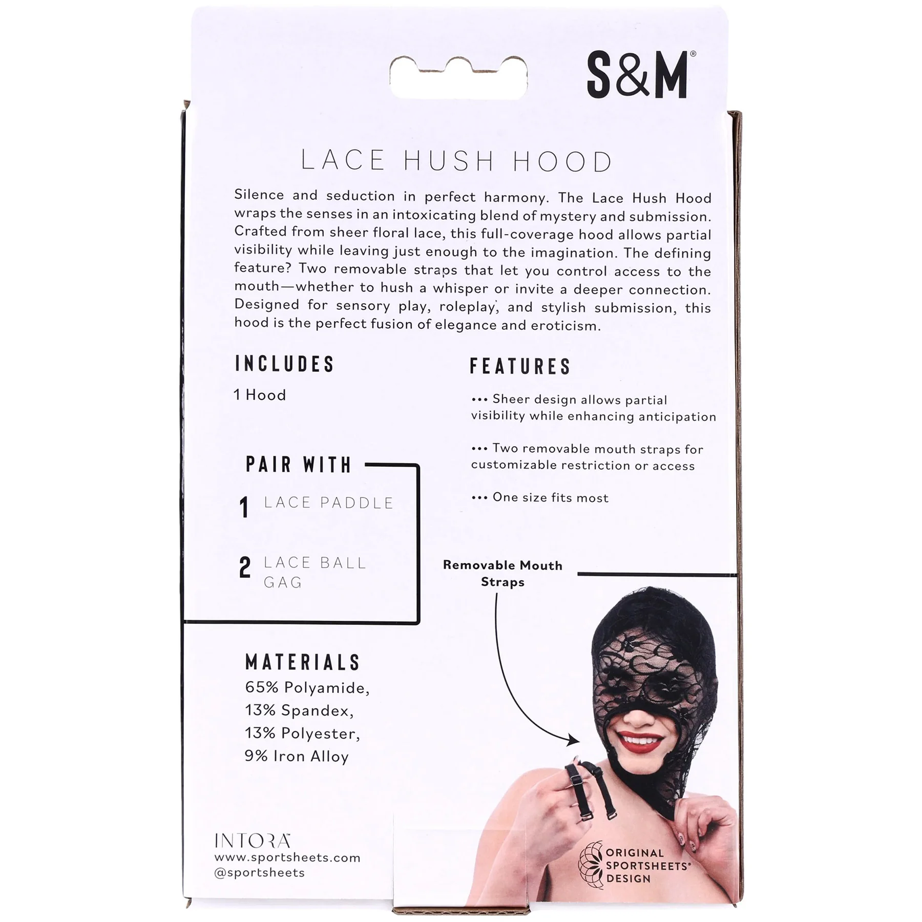 Sex & Mischief Lace Hush Hood - Image 13