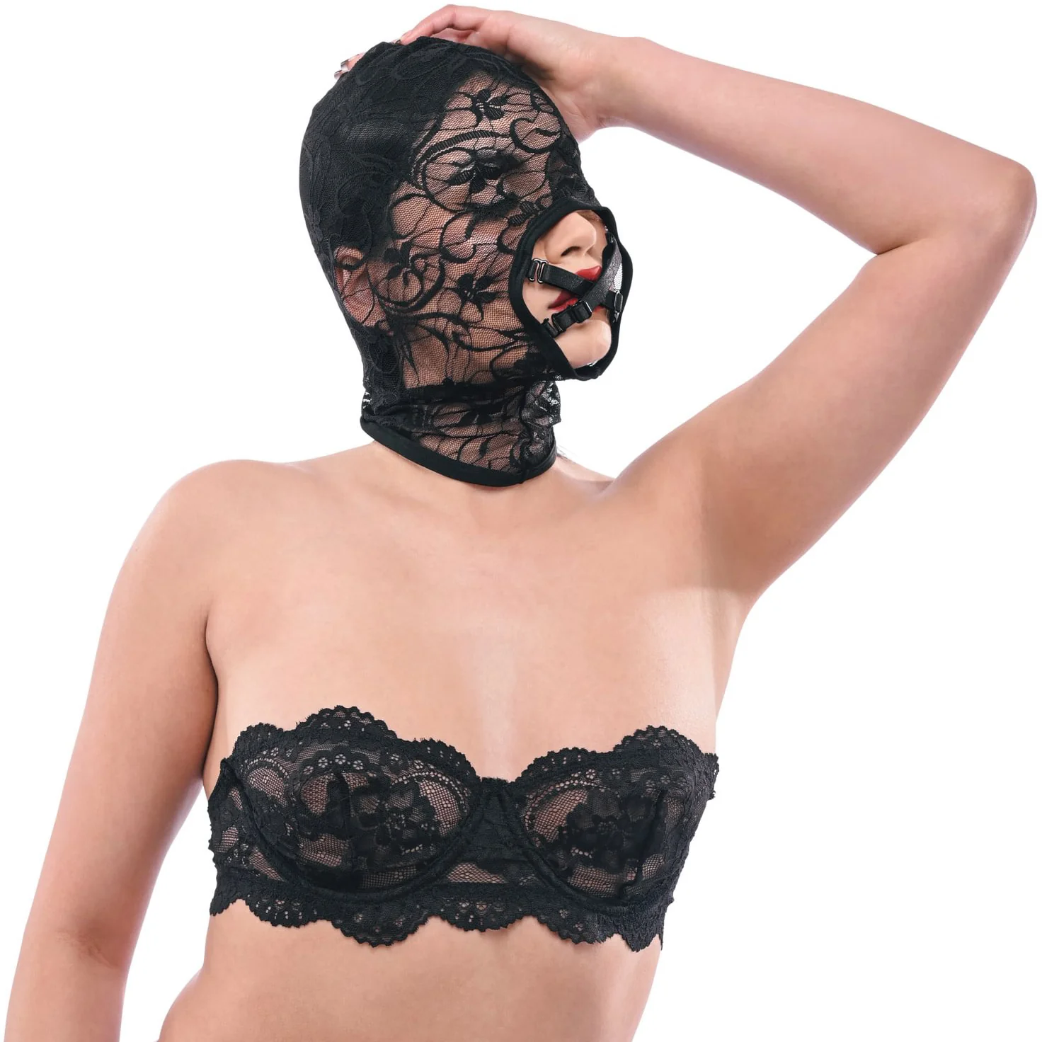 Sex & Mischief Lace Hush Hood - Image 6