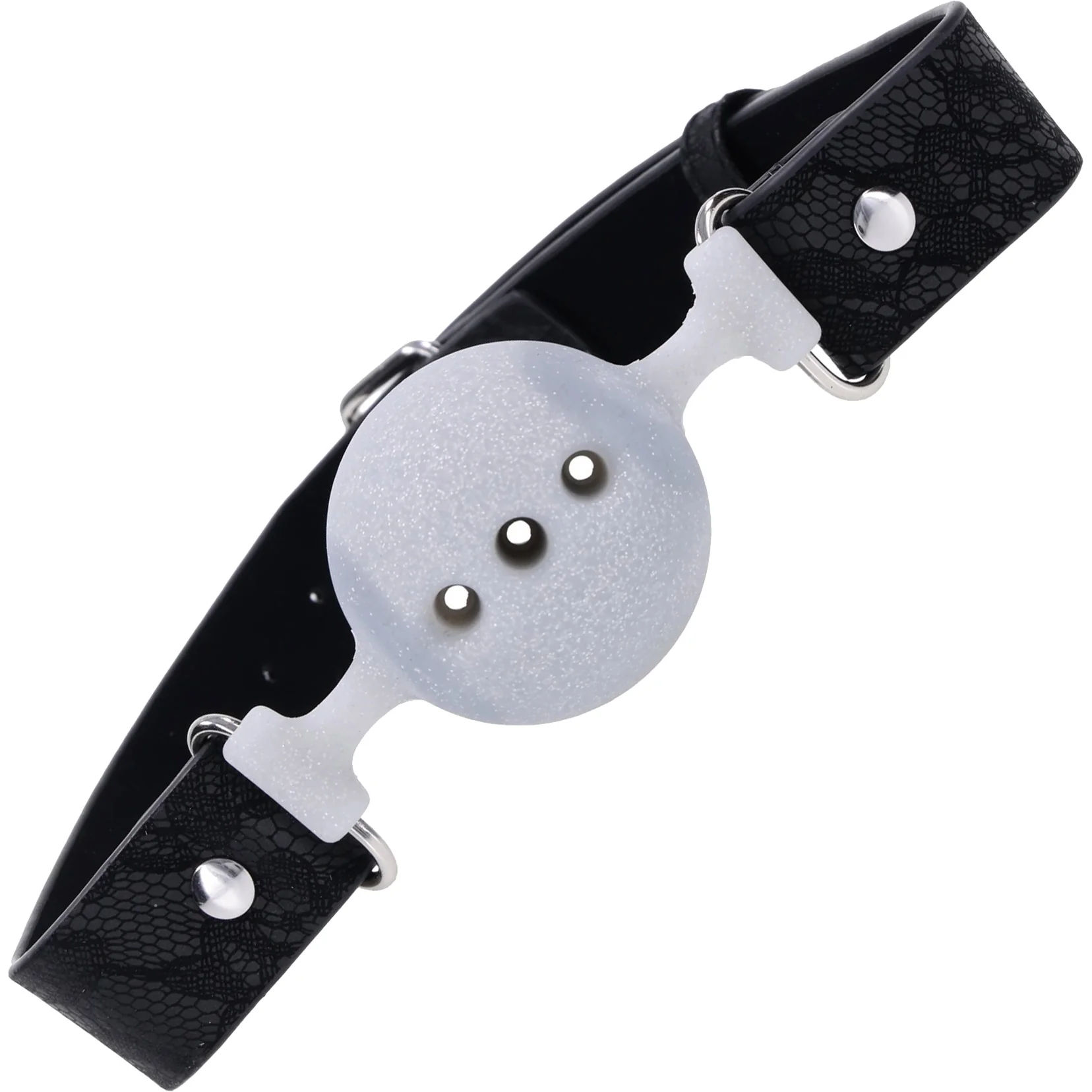 Sex & Mischief Lace Silicone Breathable Ball Gag