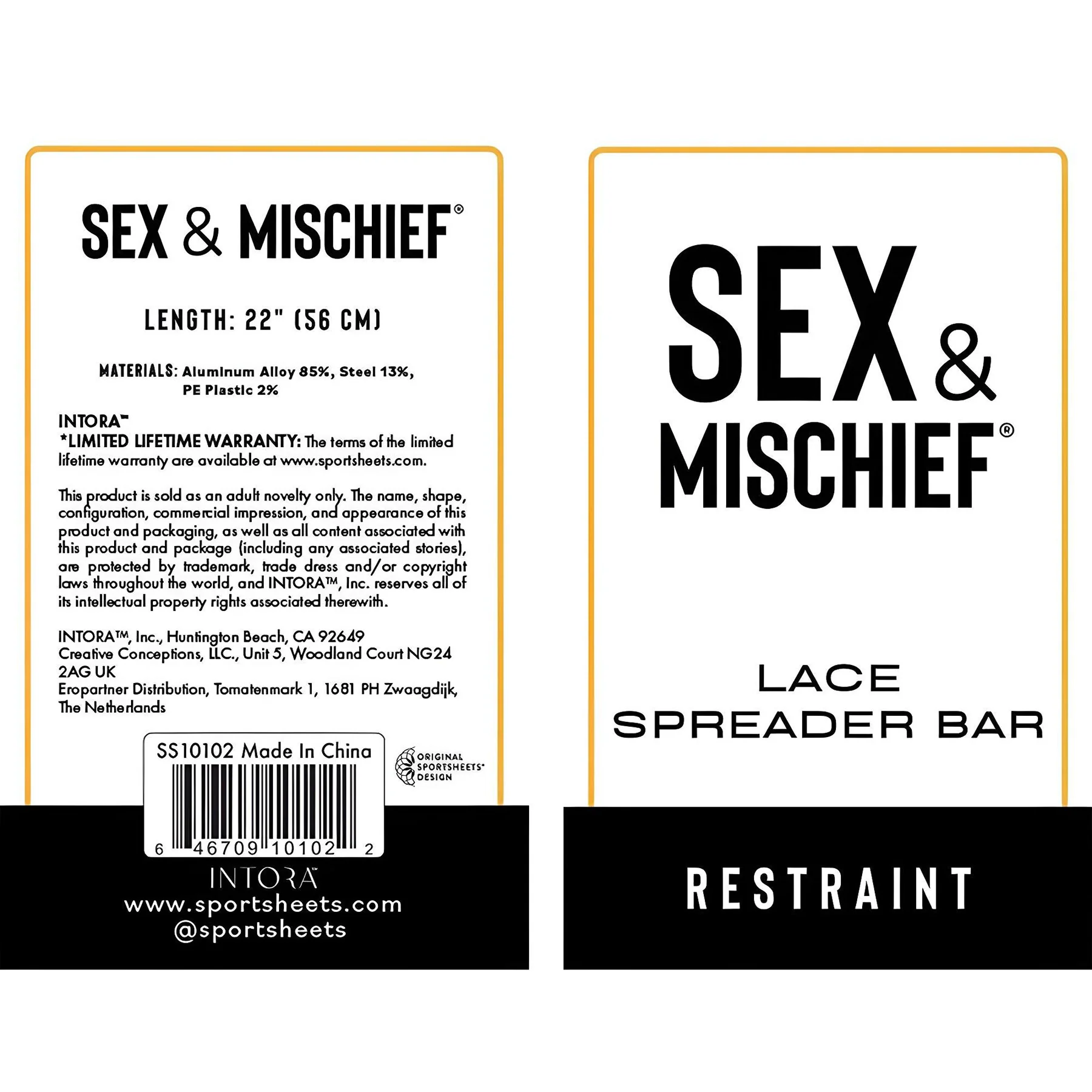 Sex & Mischief Lace Spreader Bar By Sportsheets - Image 9