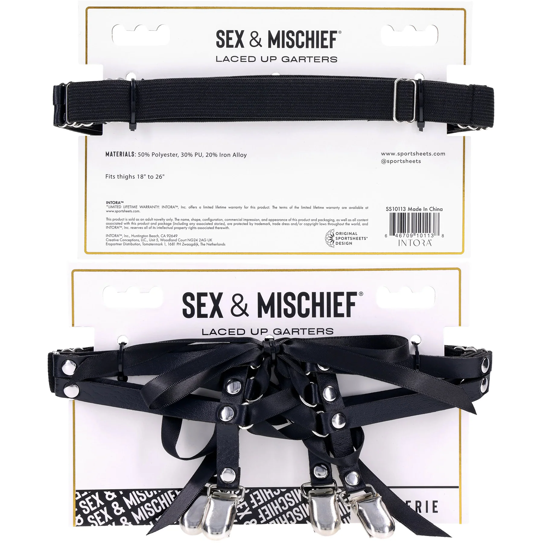 Sex & Mischief Laced Up Garters - Image 11