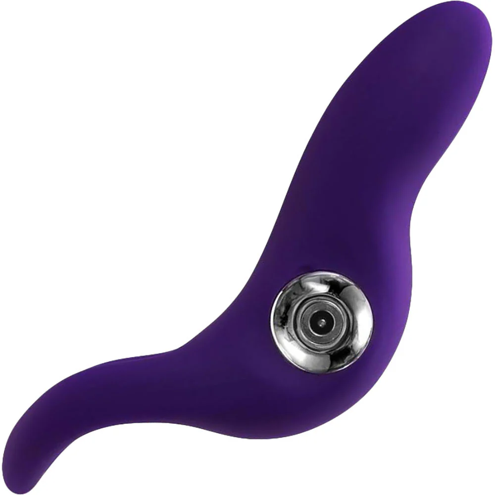 Sexy Bunny Rechargeable Silicone Vibrating Cock Ring by VeDO - Purple - Image 3
