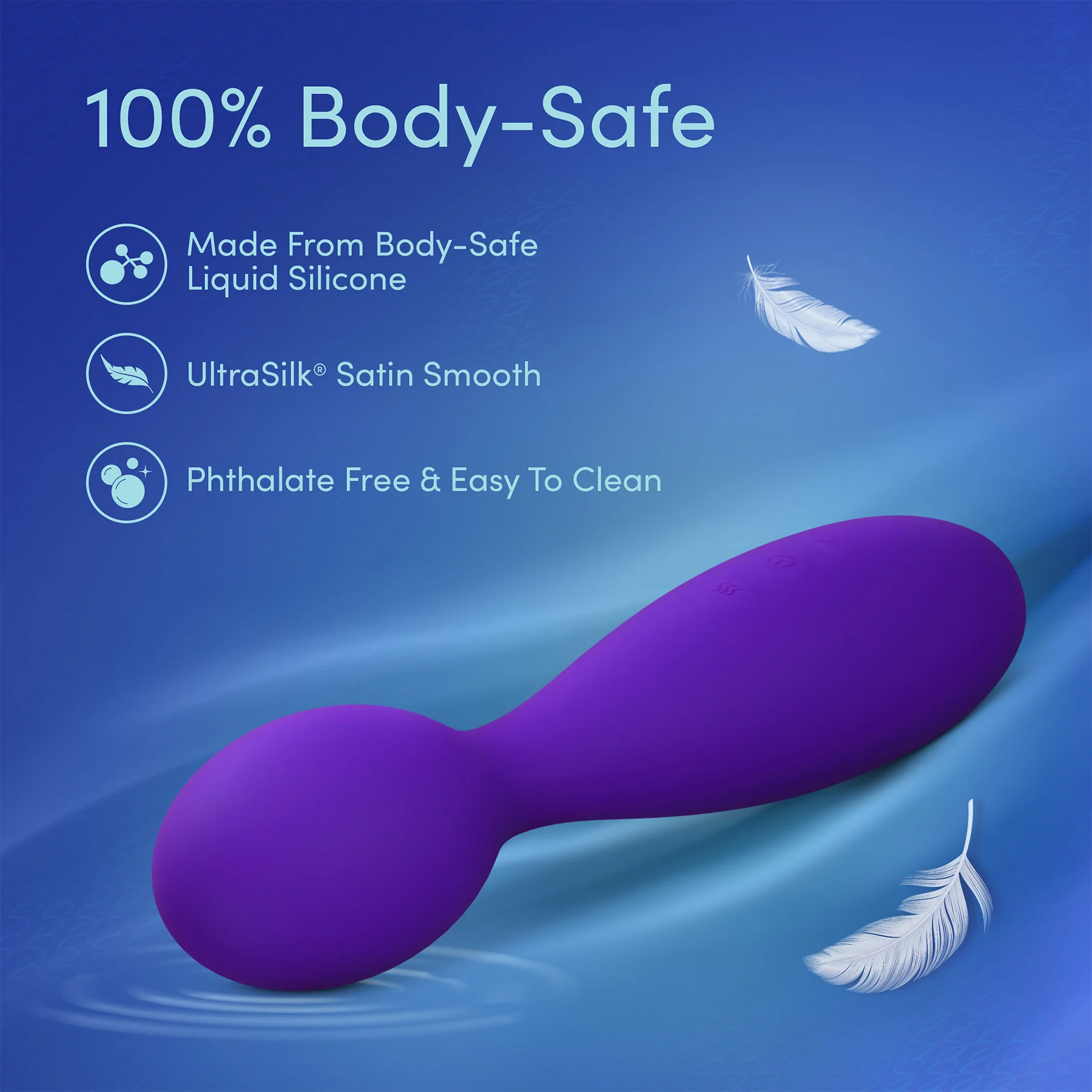 Sexy Things Velvet High Rechargeable Silicone Vibrating Wand - Image 10