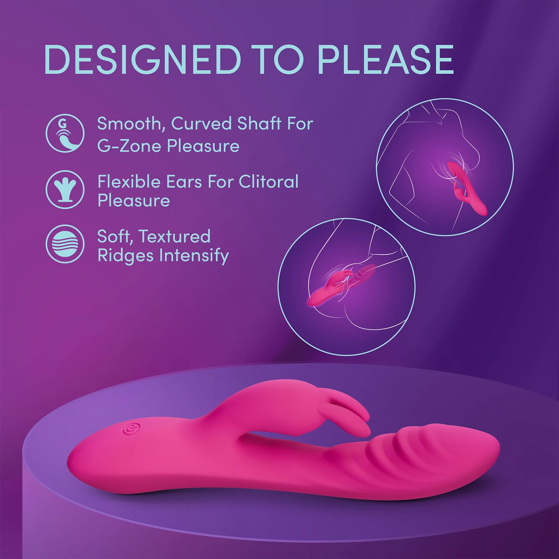 Sexy Things Wild Lust Rechargeable Silicone Rabbit Vibrator - Image 8