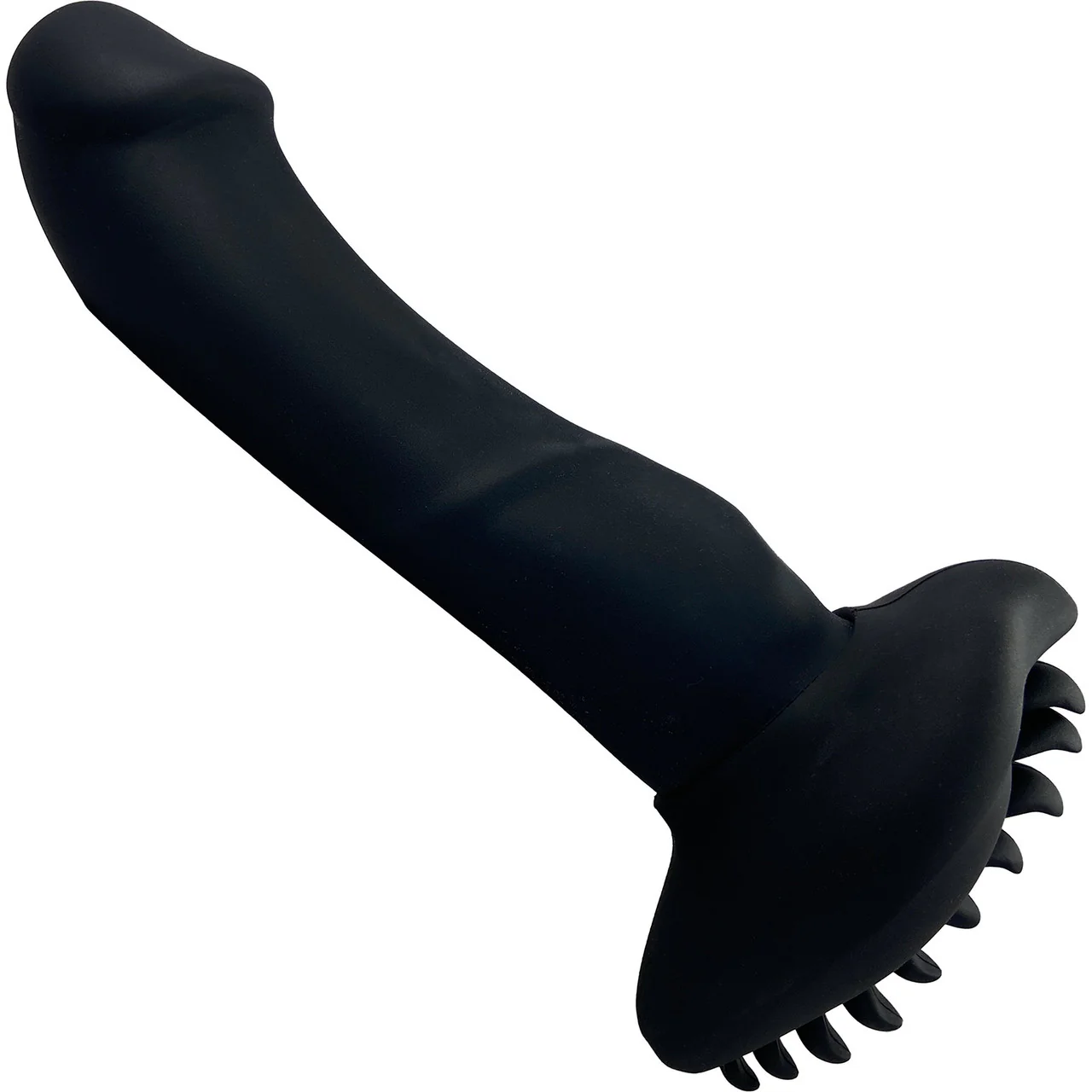 Shagger Soft Silicone Dildo Base Stimulation Cover For Harness Play By Banana Pants - Black - Image 4