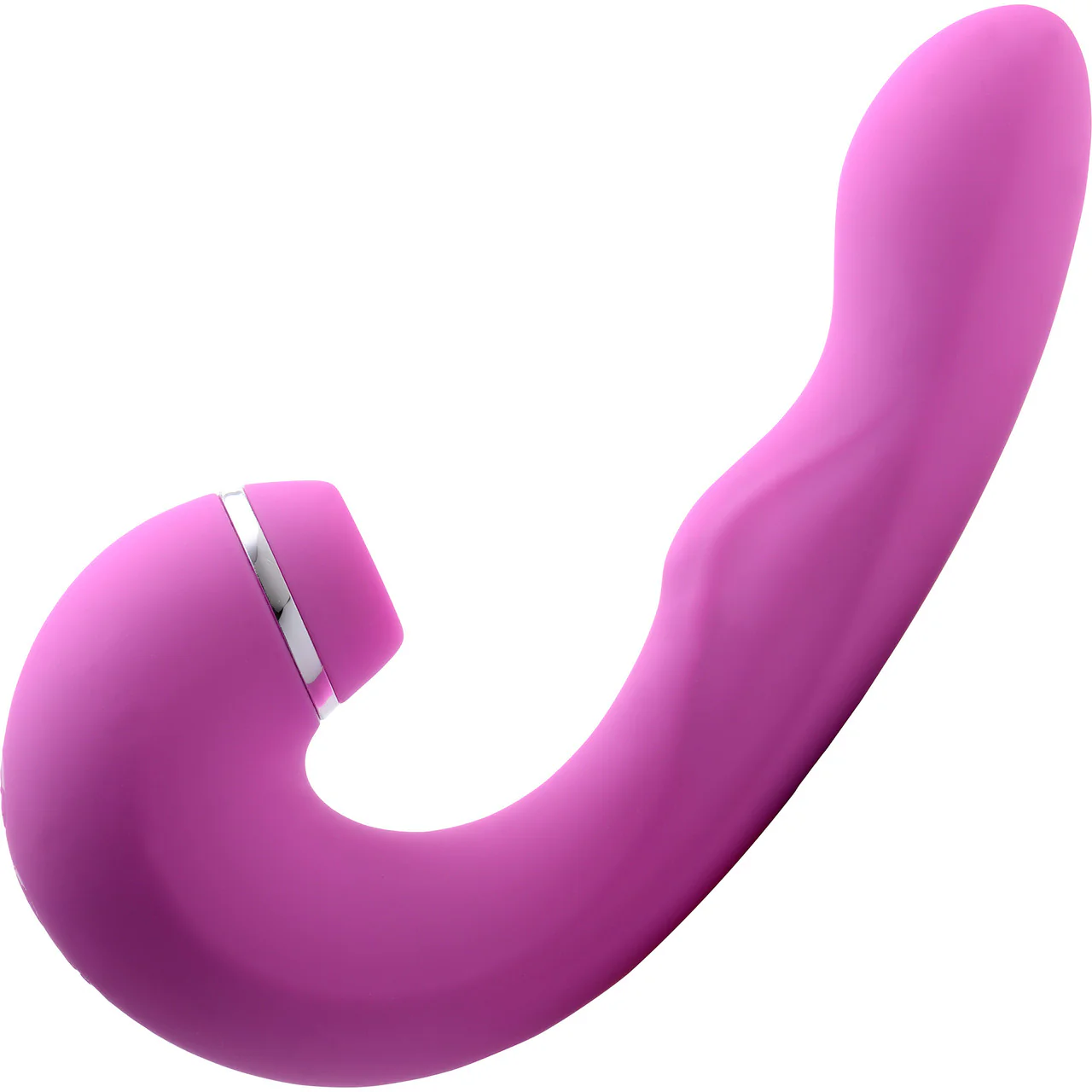 Shegasm 5 Star Silicone G-Spot Tapping Vibrator & Pressure Wave Clitoral Stimulator - Pink - Image 3