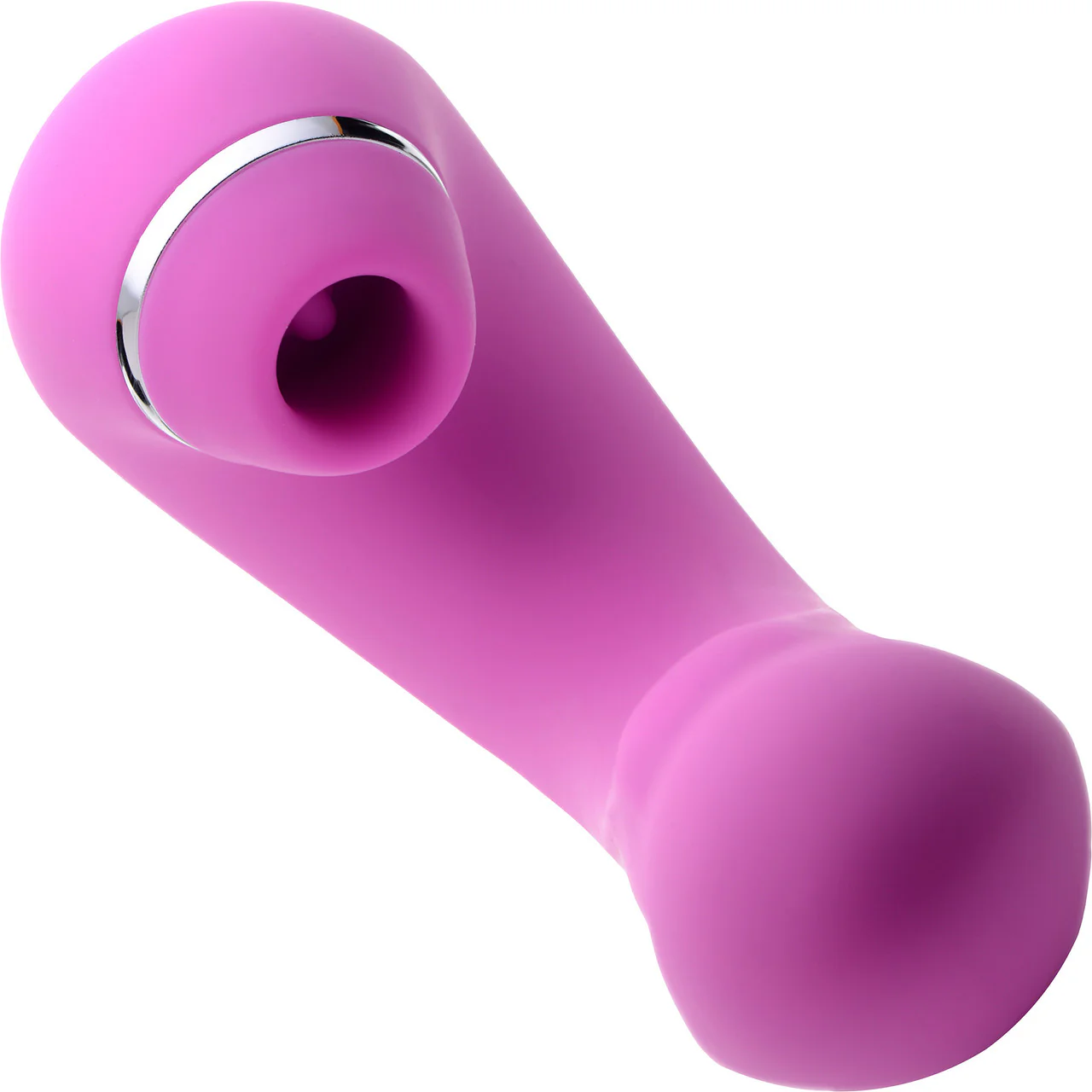 Shegasm 5 Star Silicone G-Spot Tapping Vibrator & Pressure Wave Clitoral Stimulator - Pink - Image 5